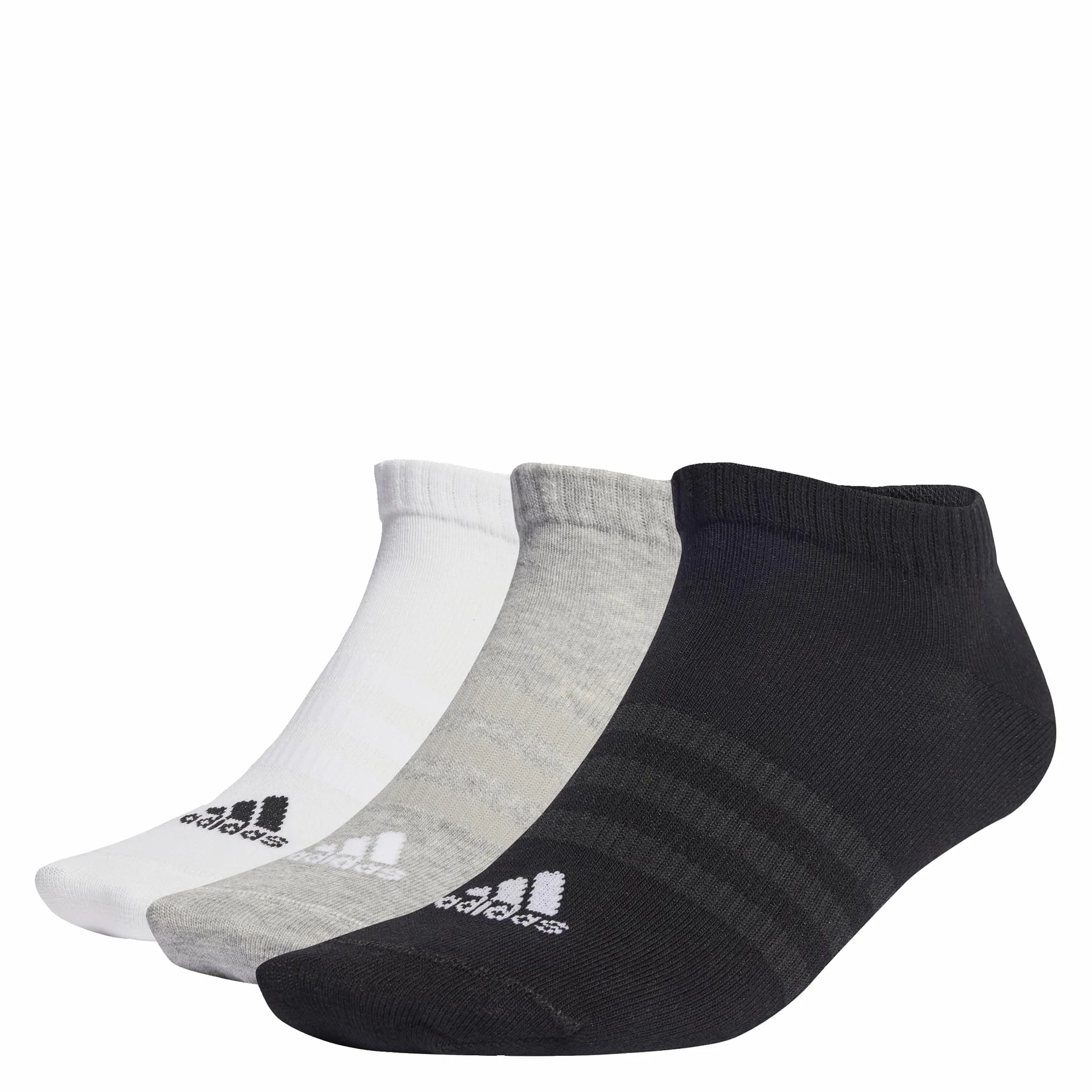 adidas Mixte enfant Thin and Light Sportswear Low-Cut Socks 3 Pairs