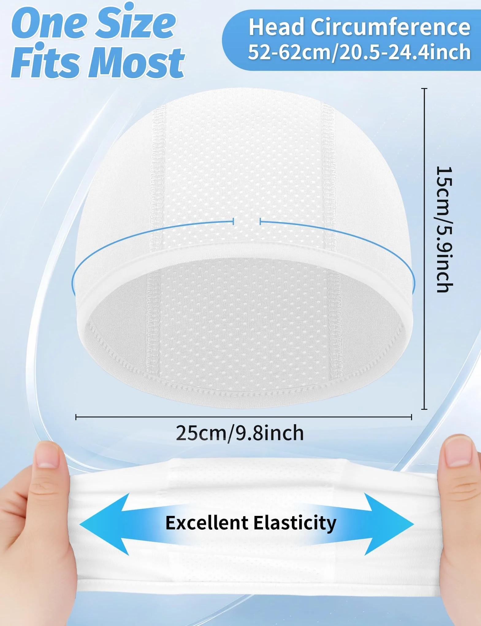 Becellen 3 Pièces Bonnet sous Casque Été Bonnets de Cyclisme Skull Cap Respirant Moto Running Léger