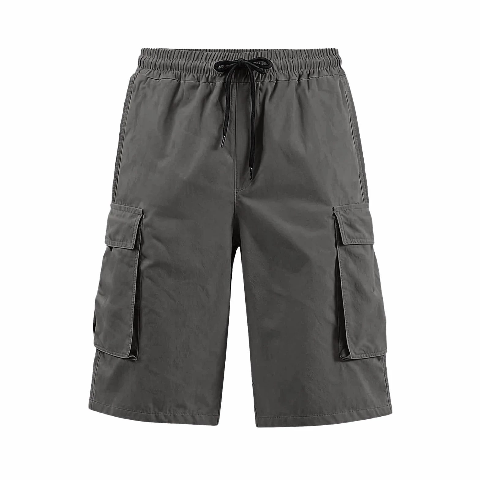 Cargo Short Homme Shorts Sport Elastique Militaire Pantacourt été Leger Court Shorts Poche Bermuda Long de Travail Randonnée Chantier