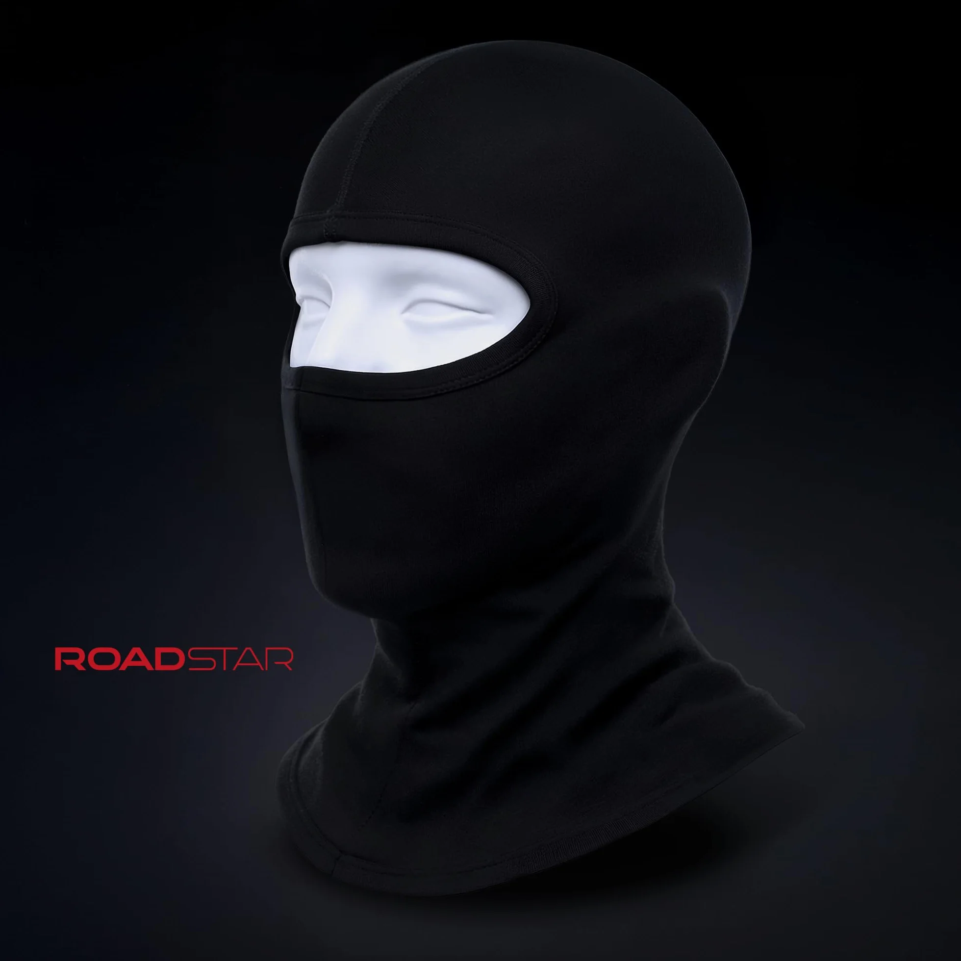 ROAD-STAR Cagoule 100% Coton Noir