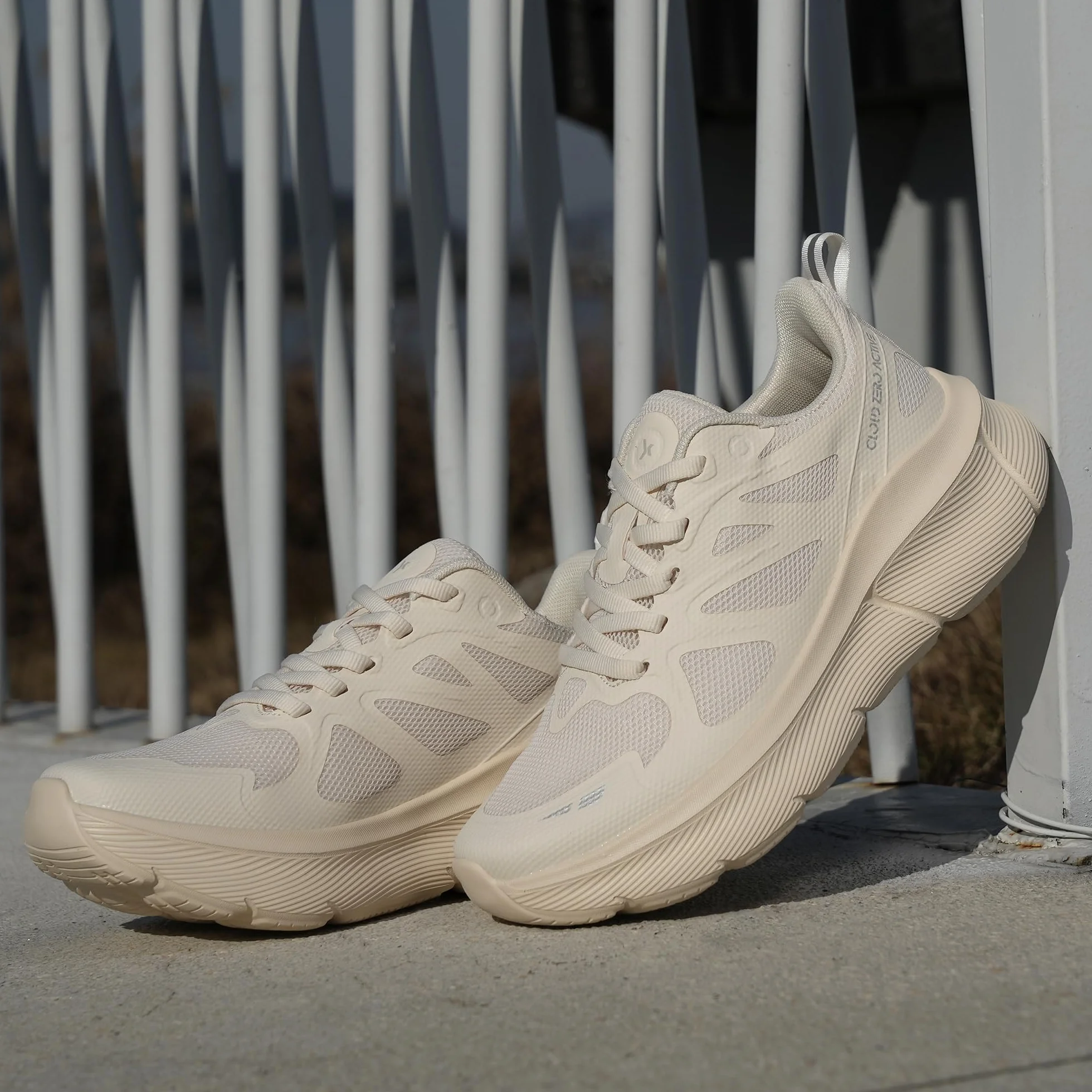 Hawkwell Cloud Zero Active Chaussures de marche et de tennis pour femme rembourrées respirantes antidérapantes