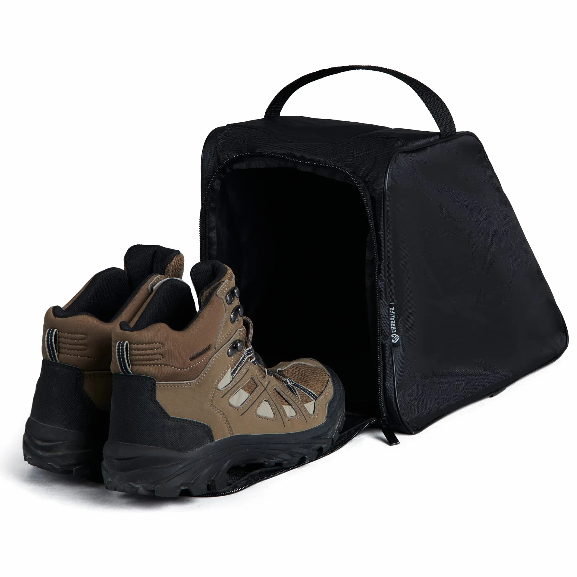 Case4Life Noir Sacoche Étui à Chaussures Bottes de Randonnée Résistant à l'Eau Garantie à Vie