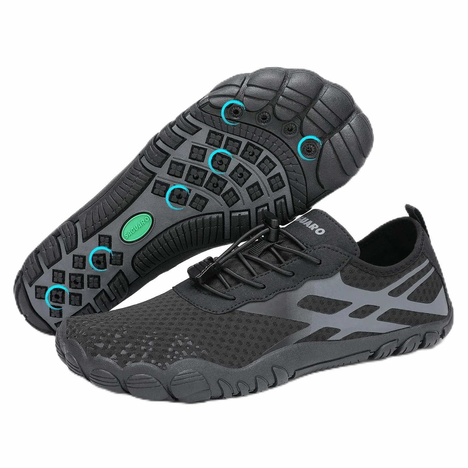 SAGUARO Chaussures d'eau Respirant Séchage Rapide Homme Femme Été