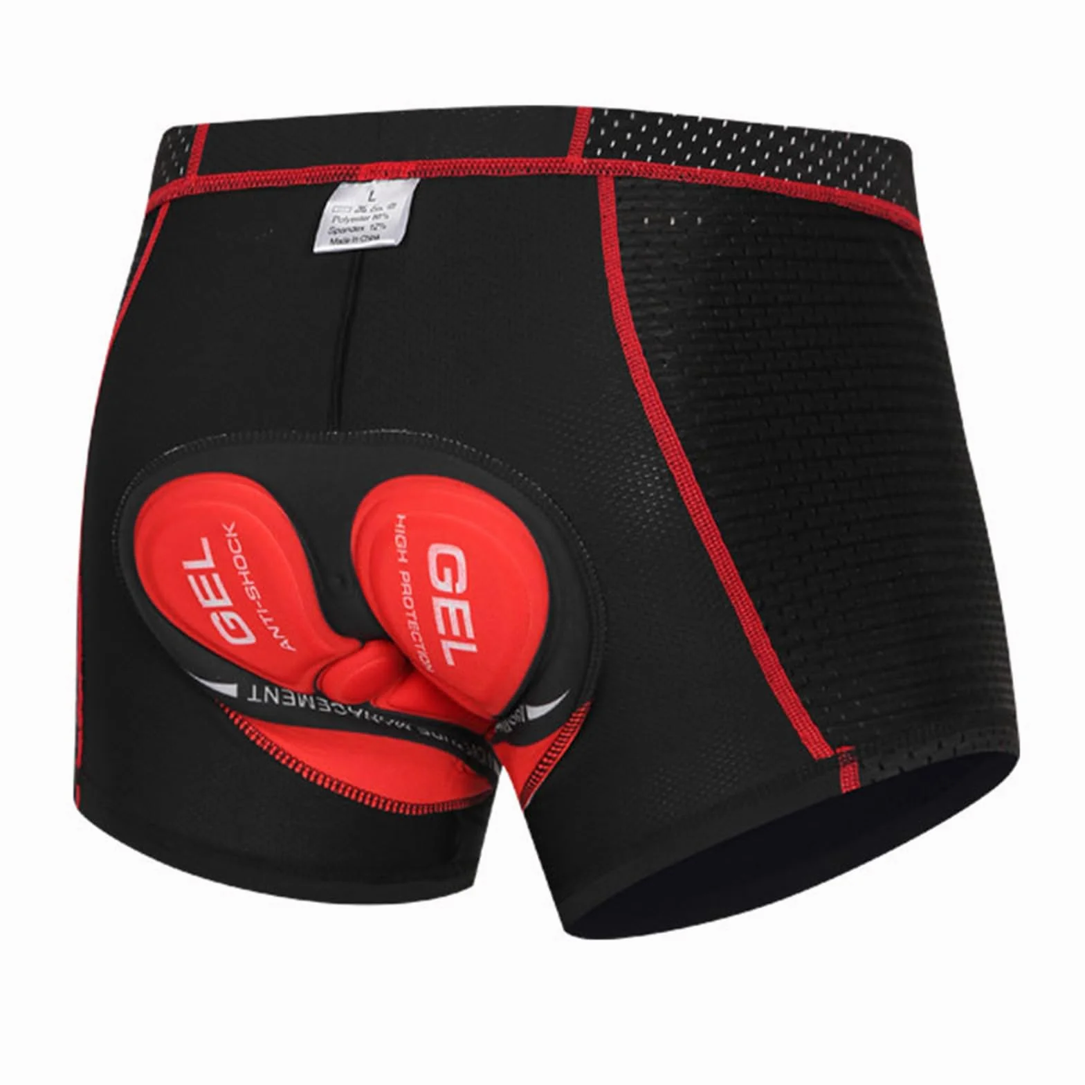 MEIION Boxer 5D Gel Short de Cyclisme Homme Respirant Rembourré VTT Route