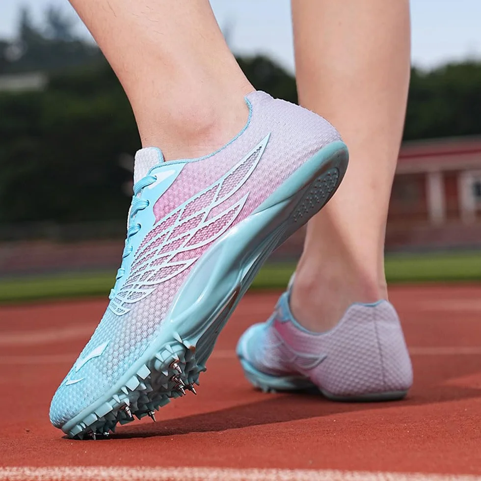 Chaussures de Course Pointes d'Athlétisme 8 Clous Hommes Antidérapantes 35-45 EU