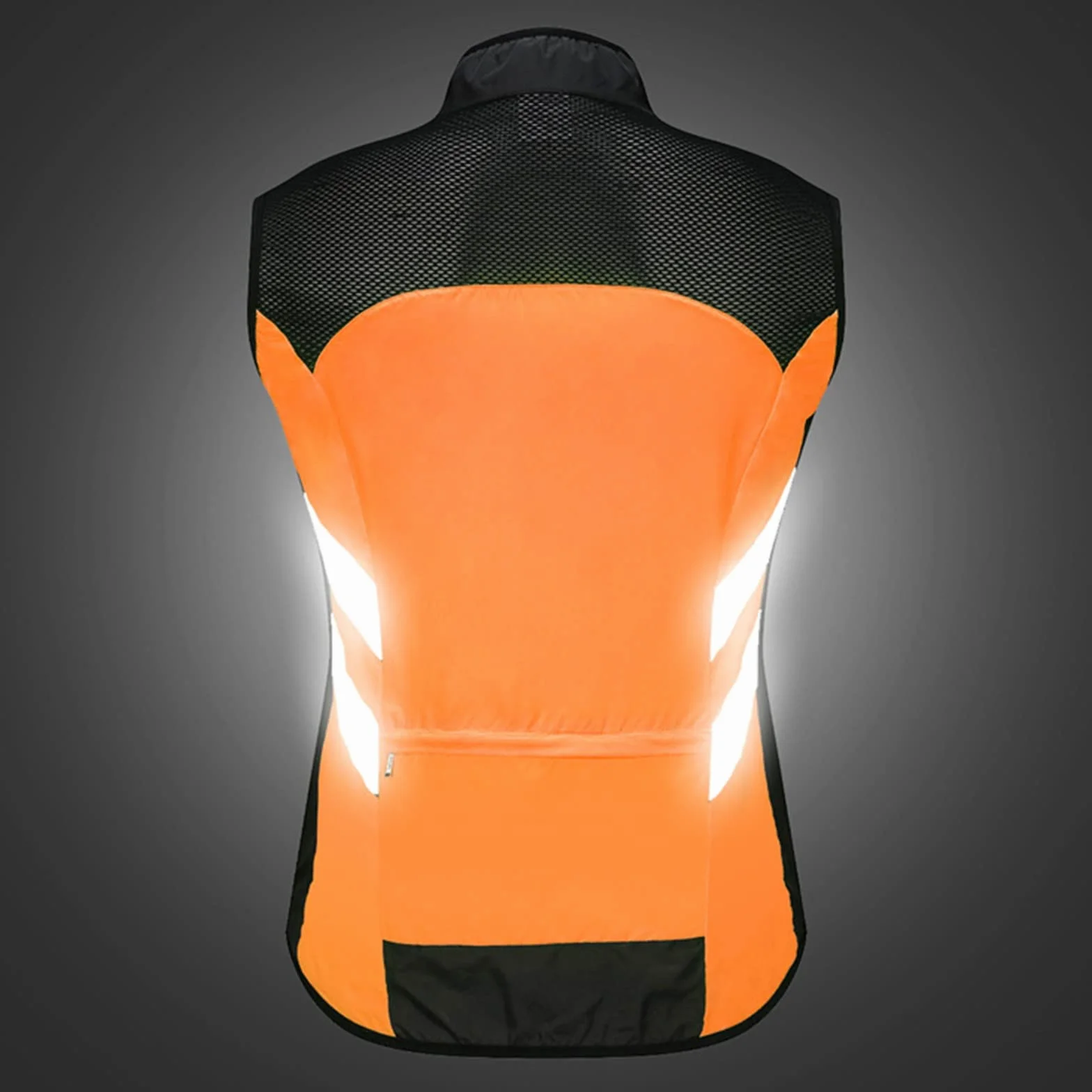 Gilet léger coupe-vent sans manches homme voyage randonnée course vélo