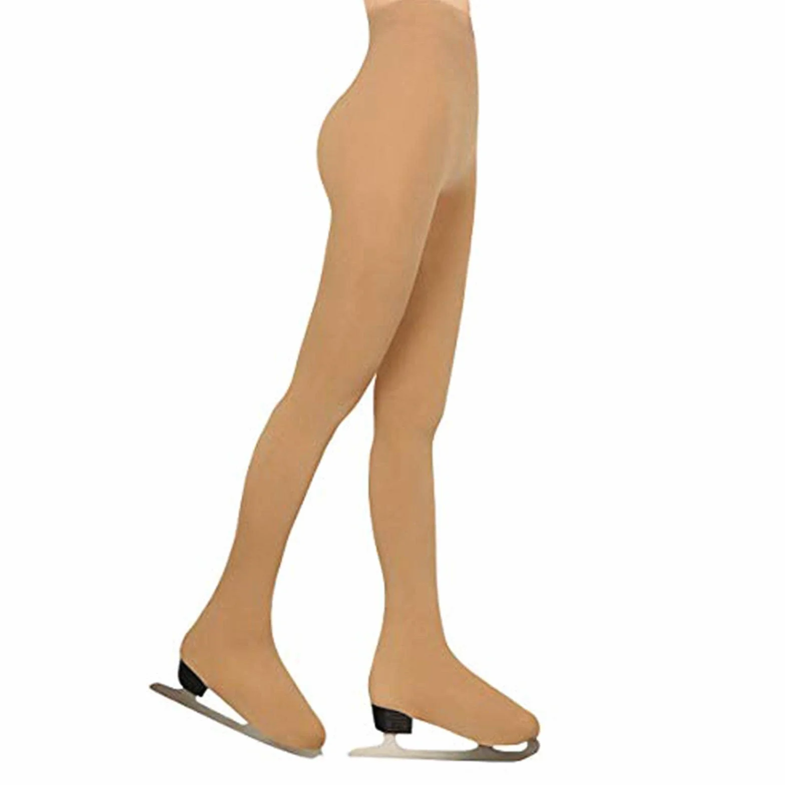 SM SunniMix Collants Patinage Artistique Fille Femme Chair Botte Performances Patinage Glace
