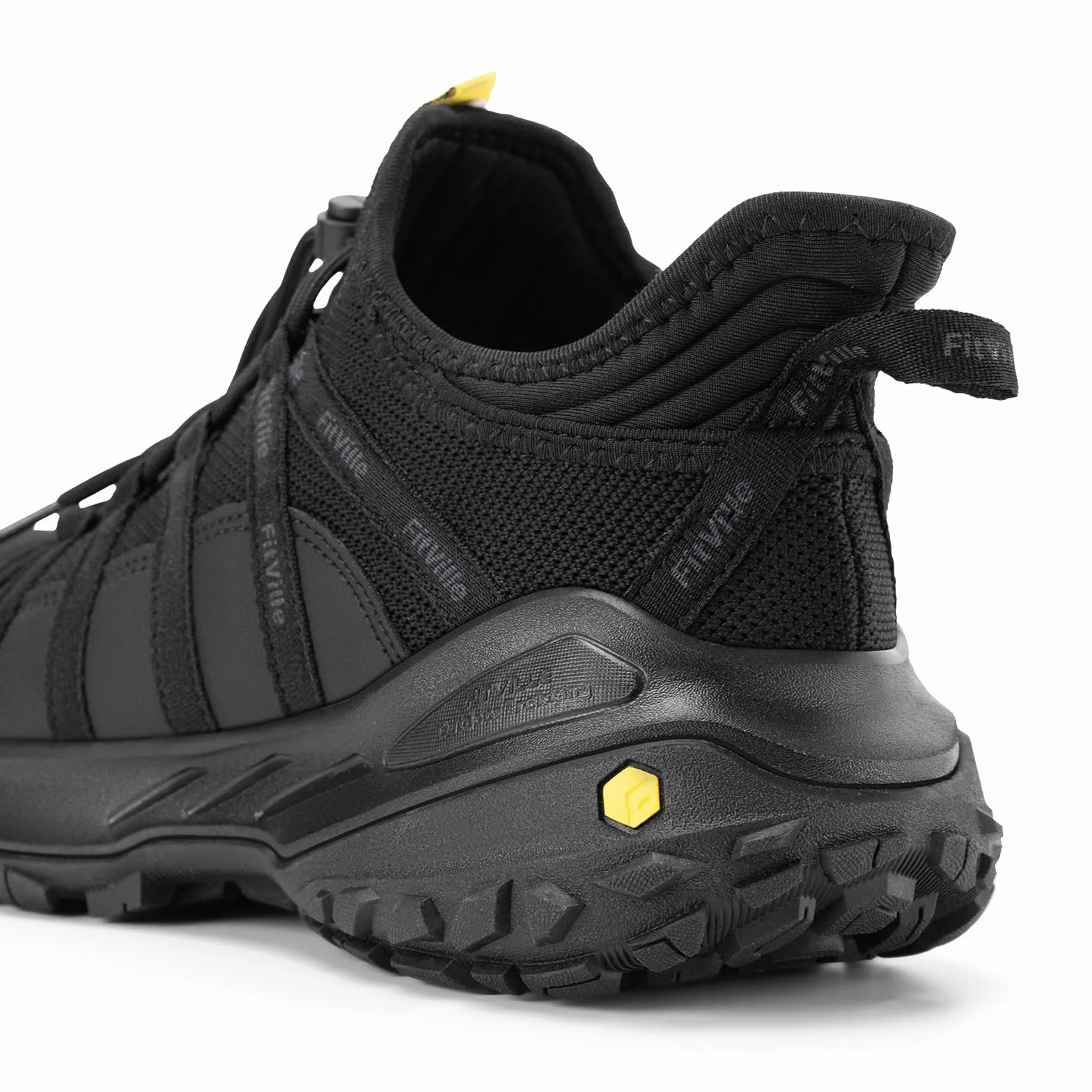FitVille Chaussures de Randonnée Homme Extra Larges Respirantes Antidérapantes Trekking