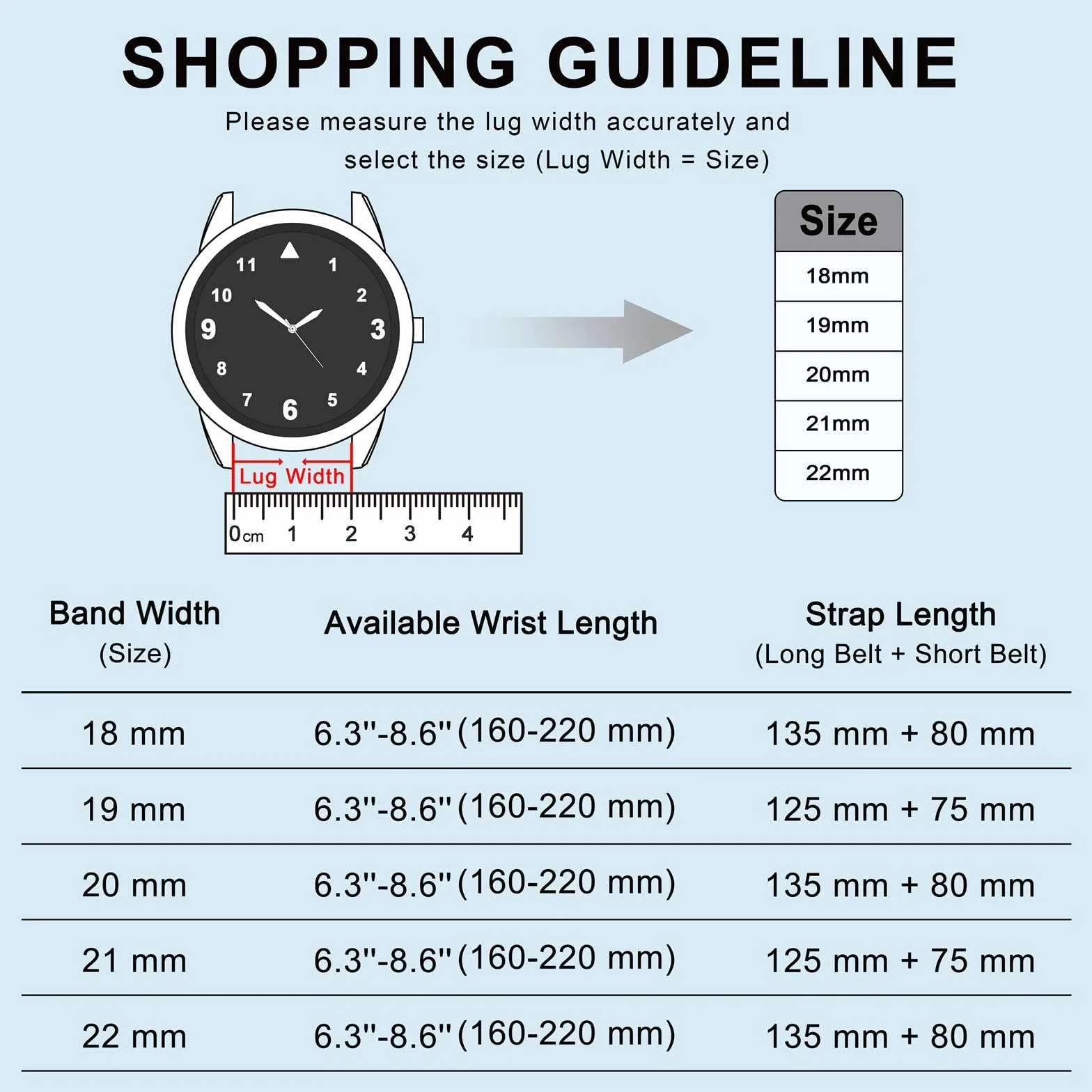 Bracelets de Montre en Silicone 18mm 20mm 22mm 19mm 21mm, Remplacement Bracelet en Caoutchouc Sport à Libération Rapide pour Hommes Femme