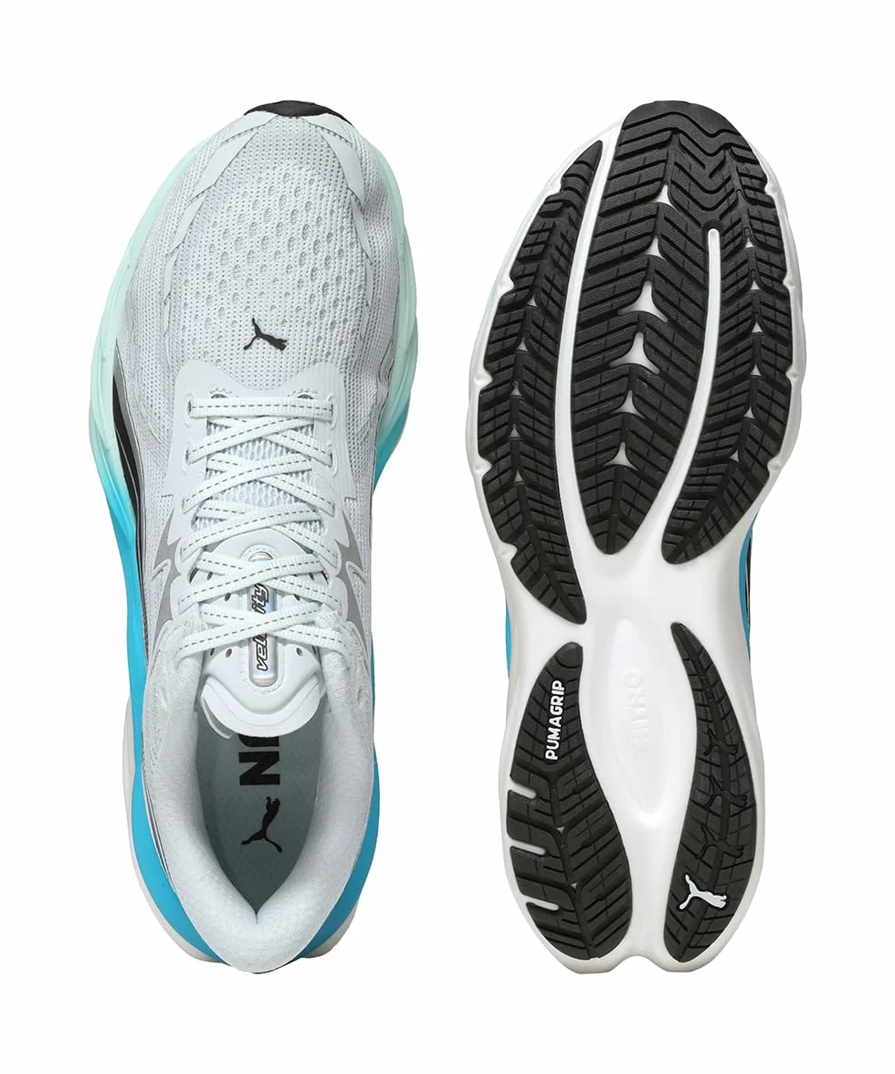 PUMA Velocity Nitro 4 Chaussures de Running Hommes Sea Glass-Speed Blue