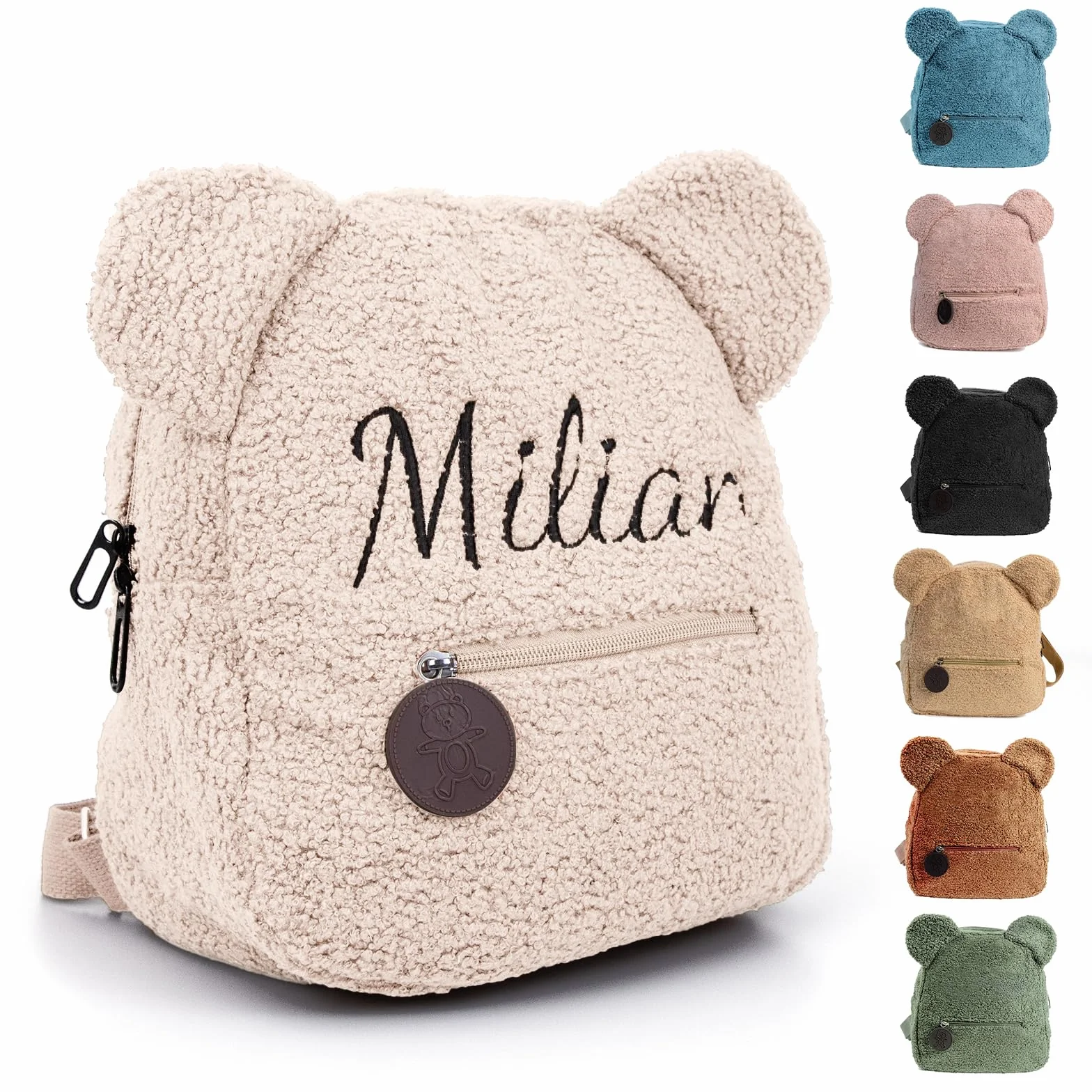 Sac Personnalisable Enfant Brodé Dos Filles Garçons École Voyage Mini Teddy