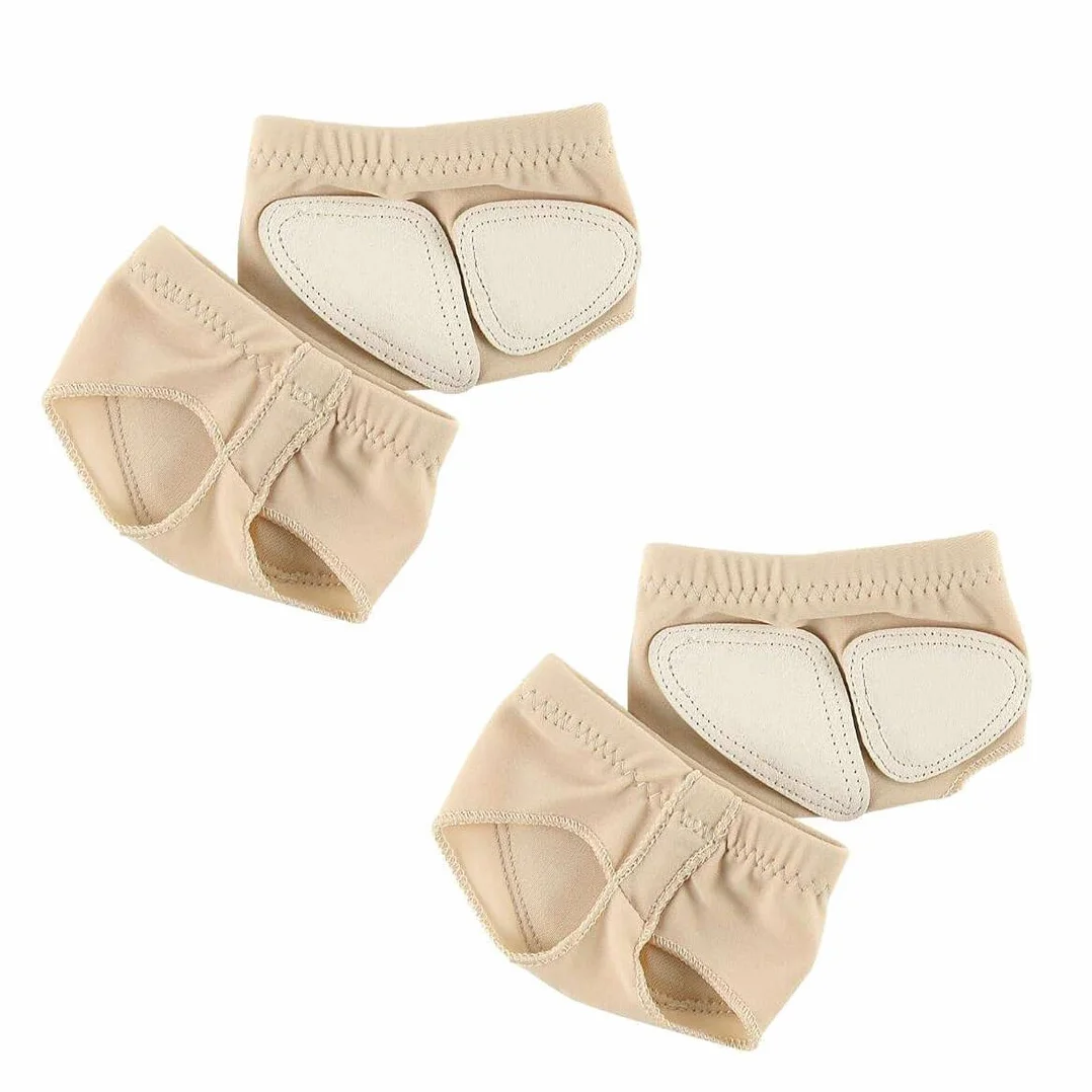 Pieds String pour Danse Ballet Belly Chaussettes Pad Chaussures Femmes Lyrique Toe Undies Demi Ballet Danse Chaussures Pattes Demi-Chaussures (S)