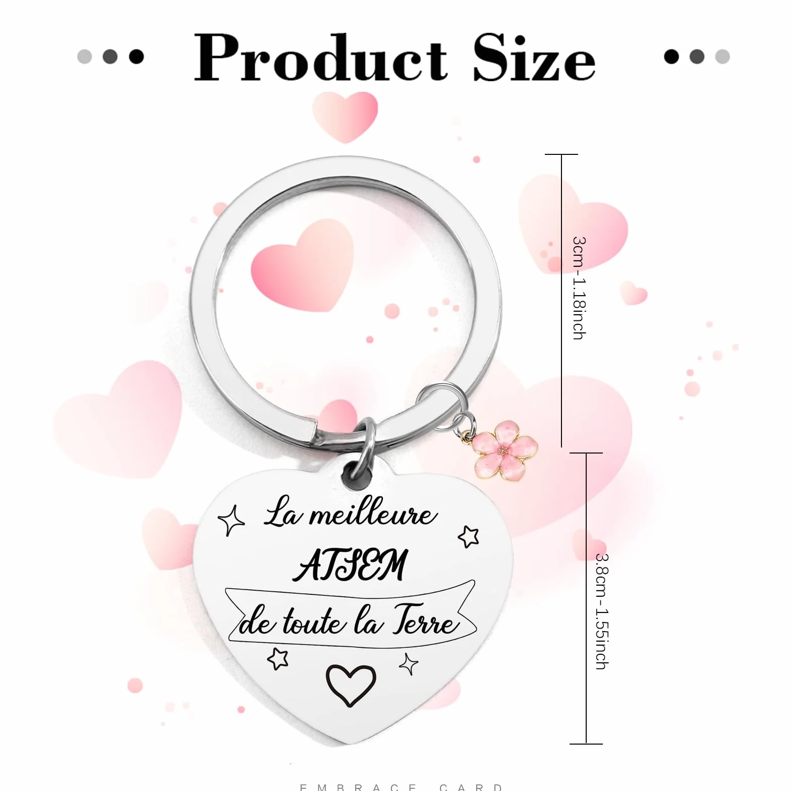 Porte Clef Atsem Cadeau Fin d'Année Maternelle STARKET