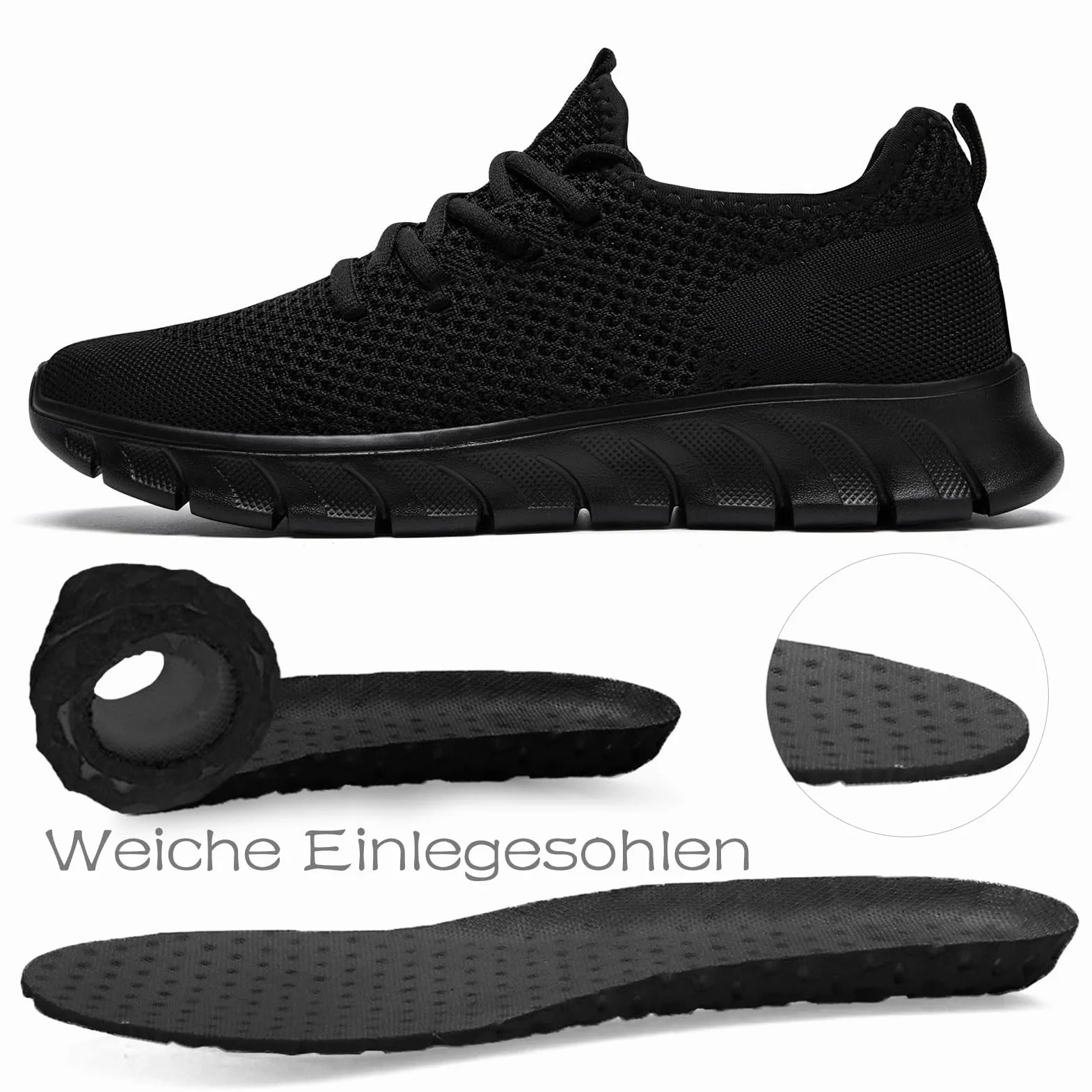 Damyuan Chaussure Running Sport Tennis Sneaker Mesh Fitness Gym