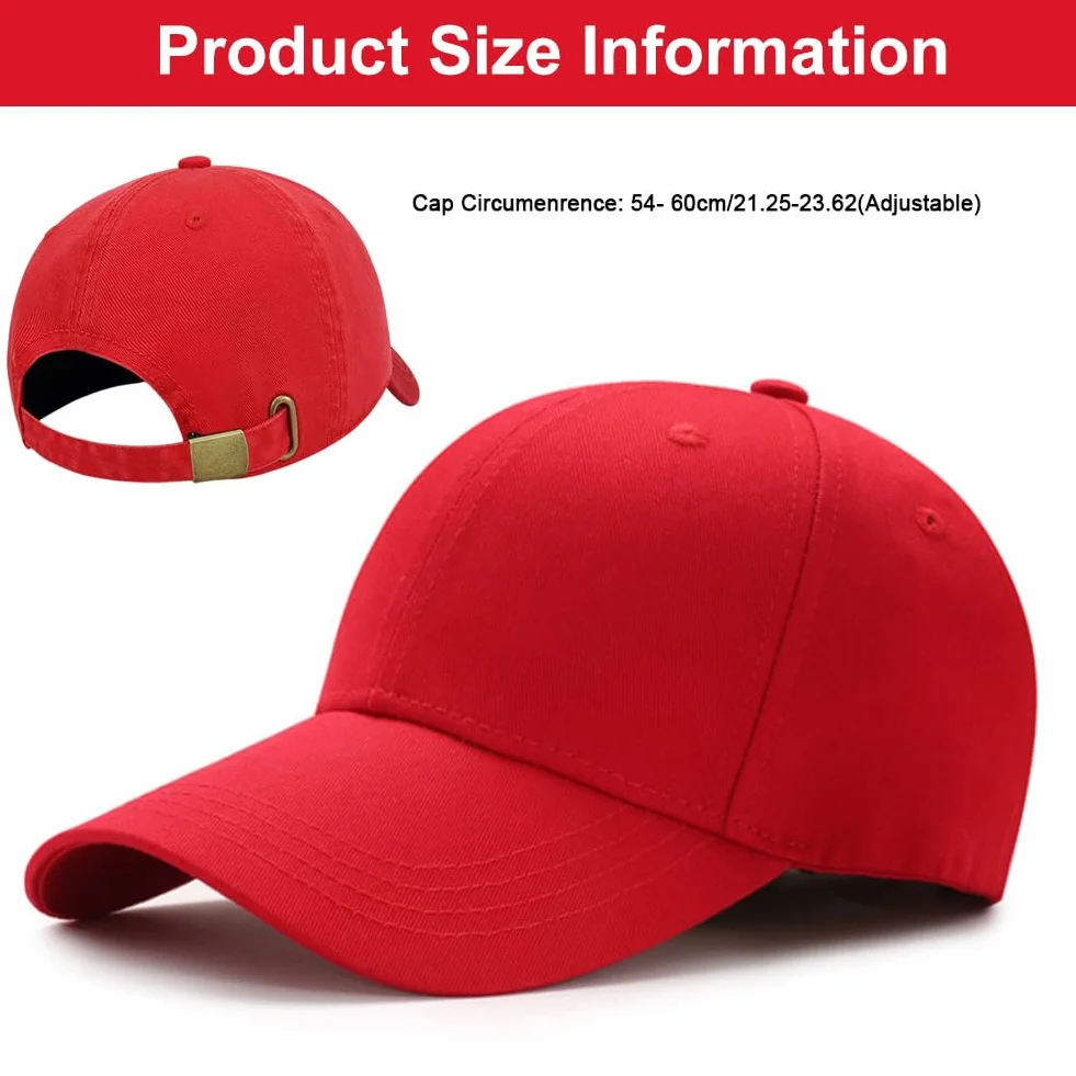 Casquette de Baseball Homme Femme Réglable Snapback
