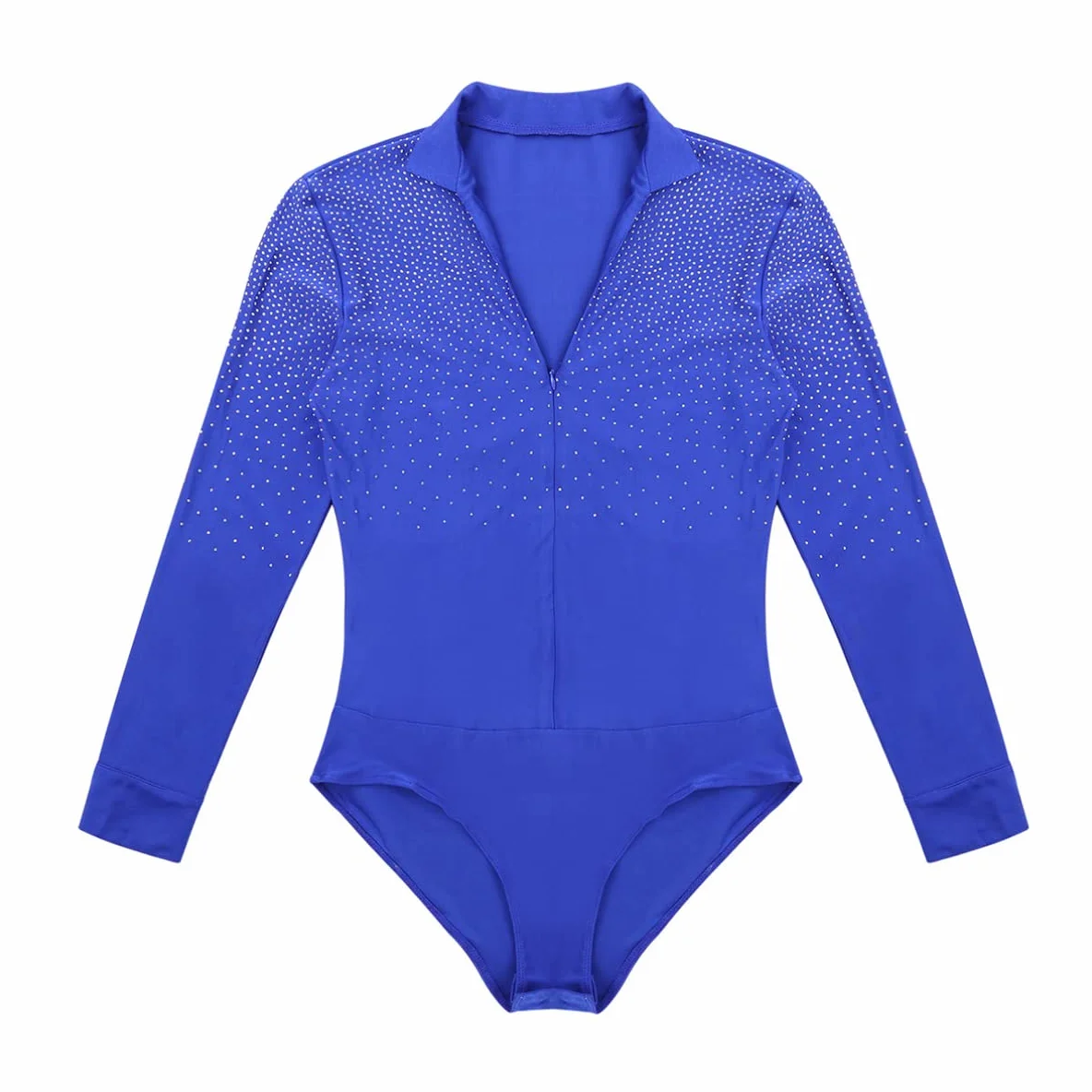 Justaucorps Danse Latine Homme Body Danse Classique Gymnastique Manches Longues