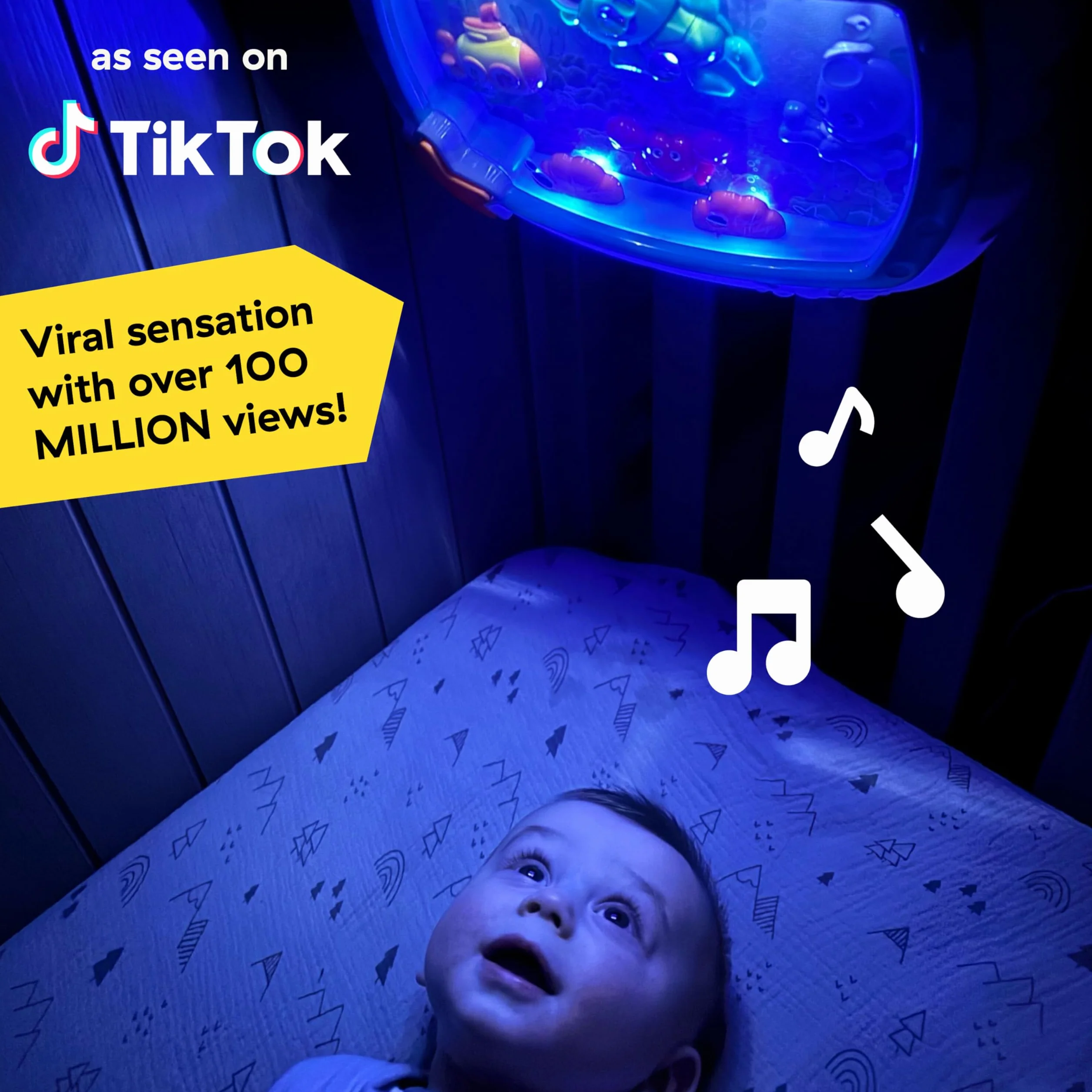 Baby Einstein Sea Dreams Soother, Veilleuse Bébé Musicale et Lumineuse avec Bruit Blanc, 0+ Mois