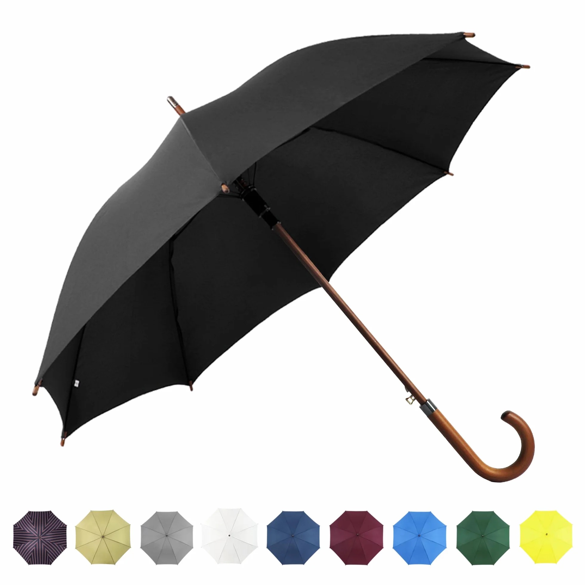 SoulRain 48 poignée en bois classique ouverture automatique pare-chocs séparé