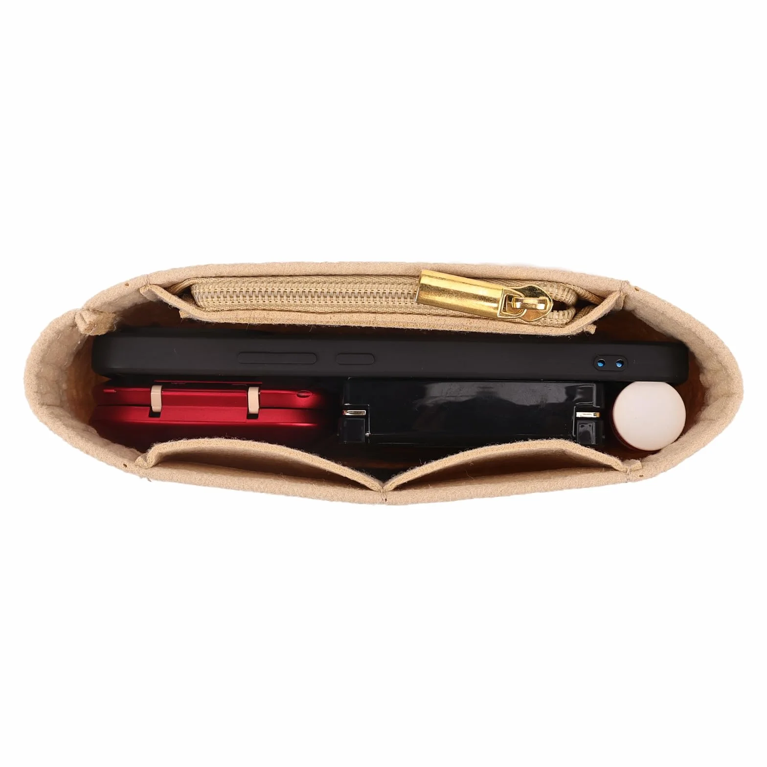Lot de 2 Bandoulière pour Sac Longchamp, Organiseur de Sac à Main en Feutre, Sangle Réglable