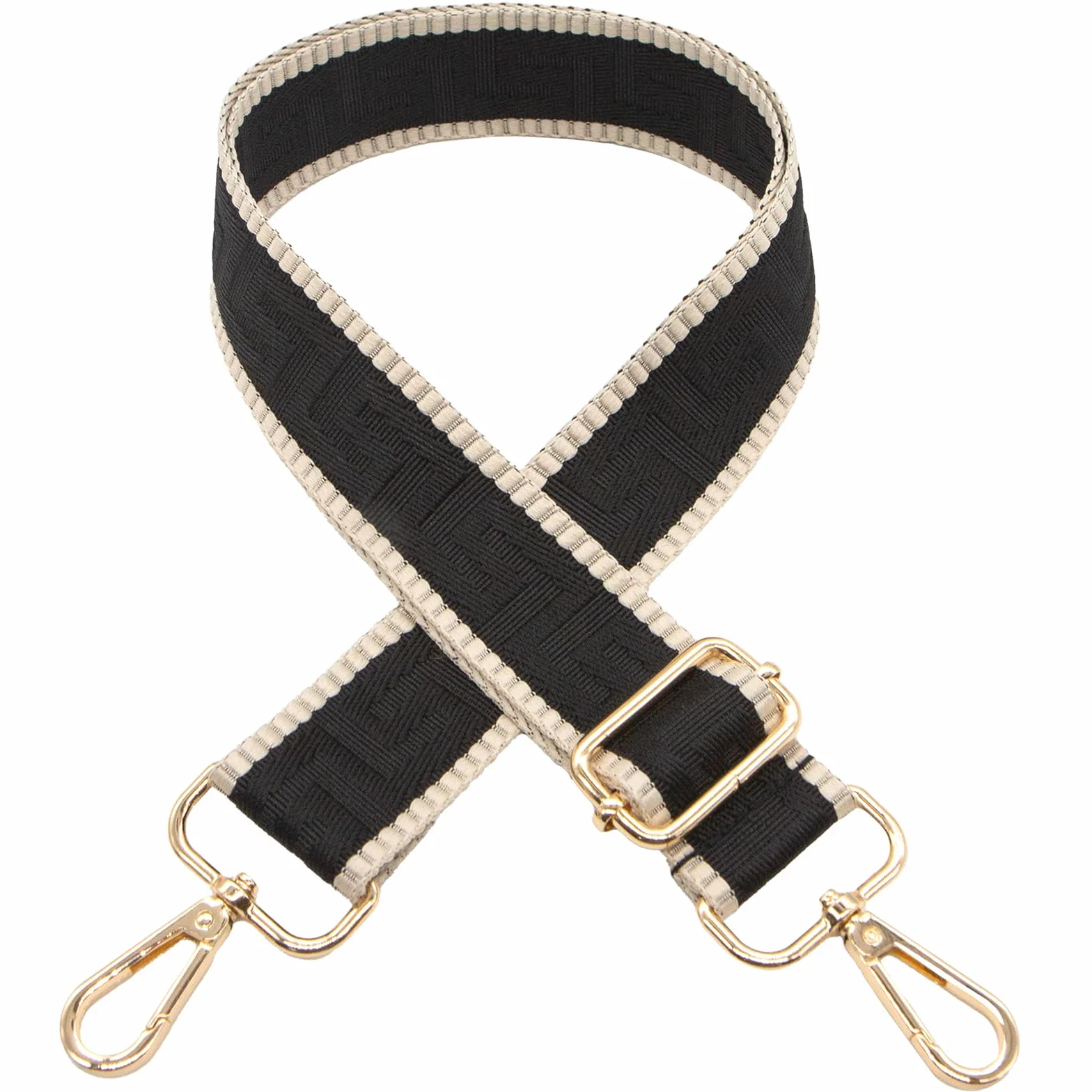 Sangle pour Sac à Main Long Keeper 3,8cm Largeur Réglable 72-129cm Bandoulière de Rechange