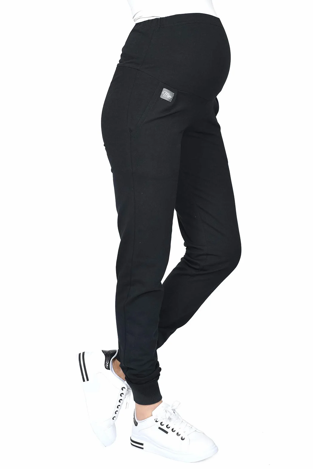 Pantalon de maternité décontracté MijaCulture M003 avec panneau de ventre