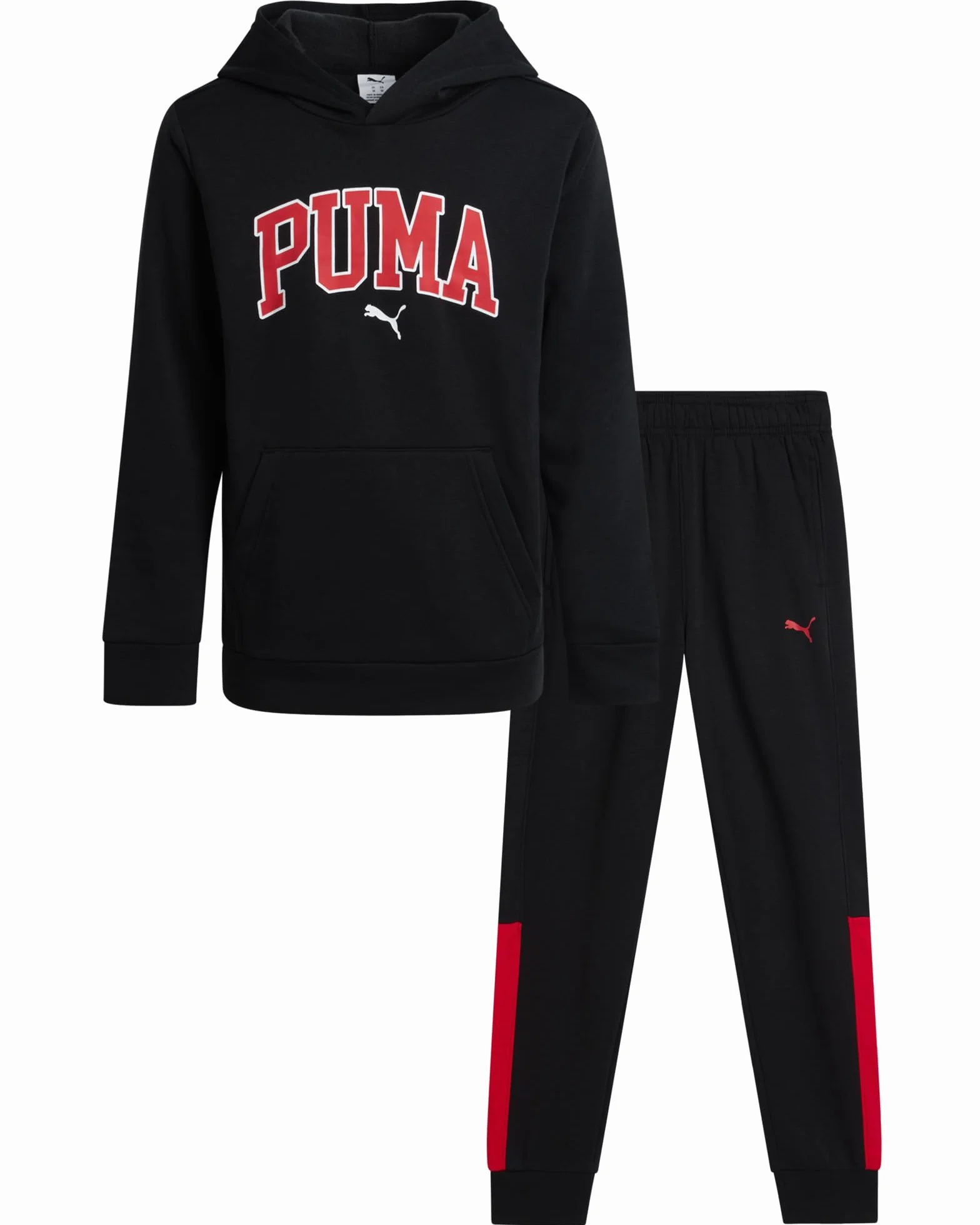 PUMA Ensemble survêtement 2 pièces polaire sweat capuche jogging jeunes enfants 8-16 ans