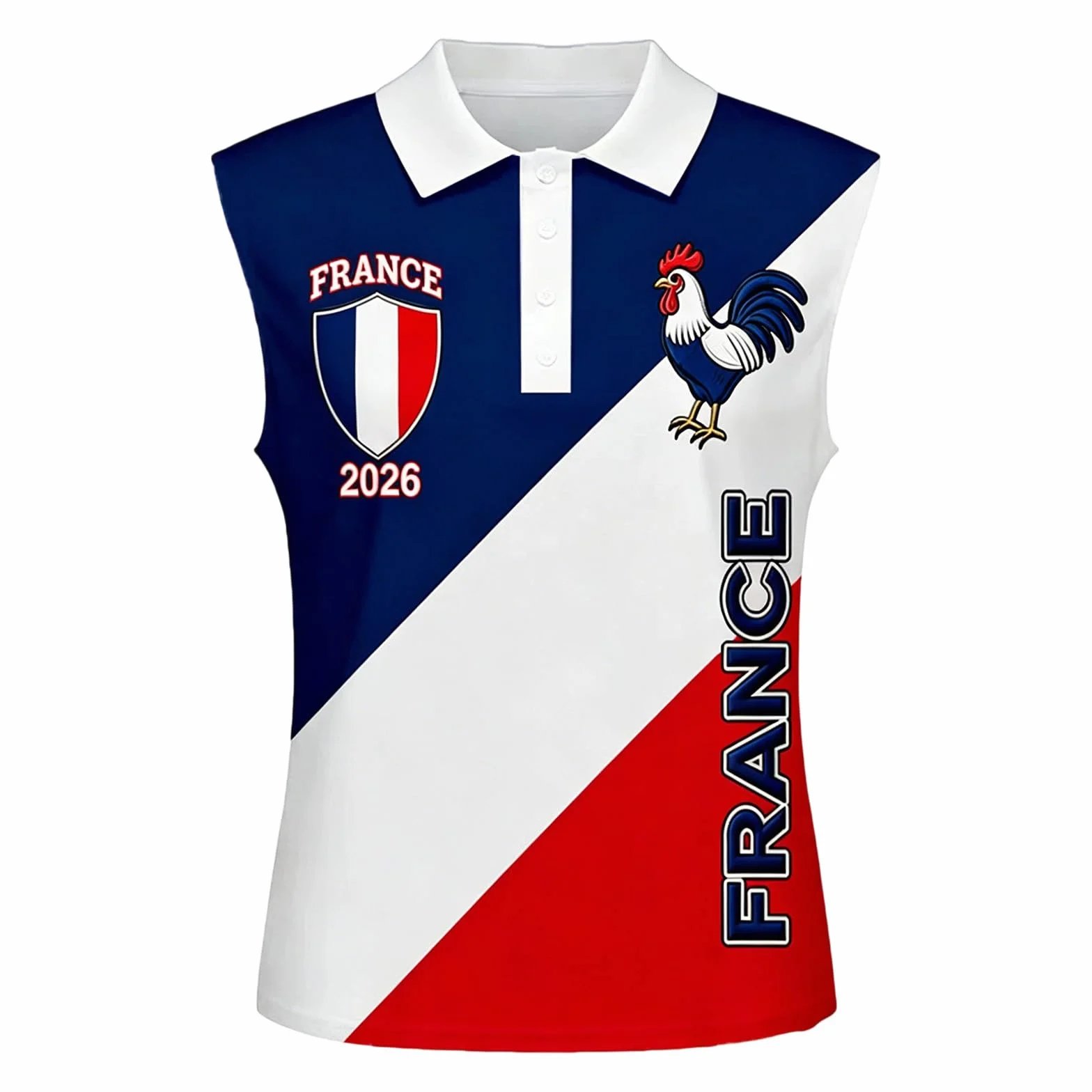 Maillot de Foot Femme 2026 Respirant Été Sans Manches T Shirts