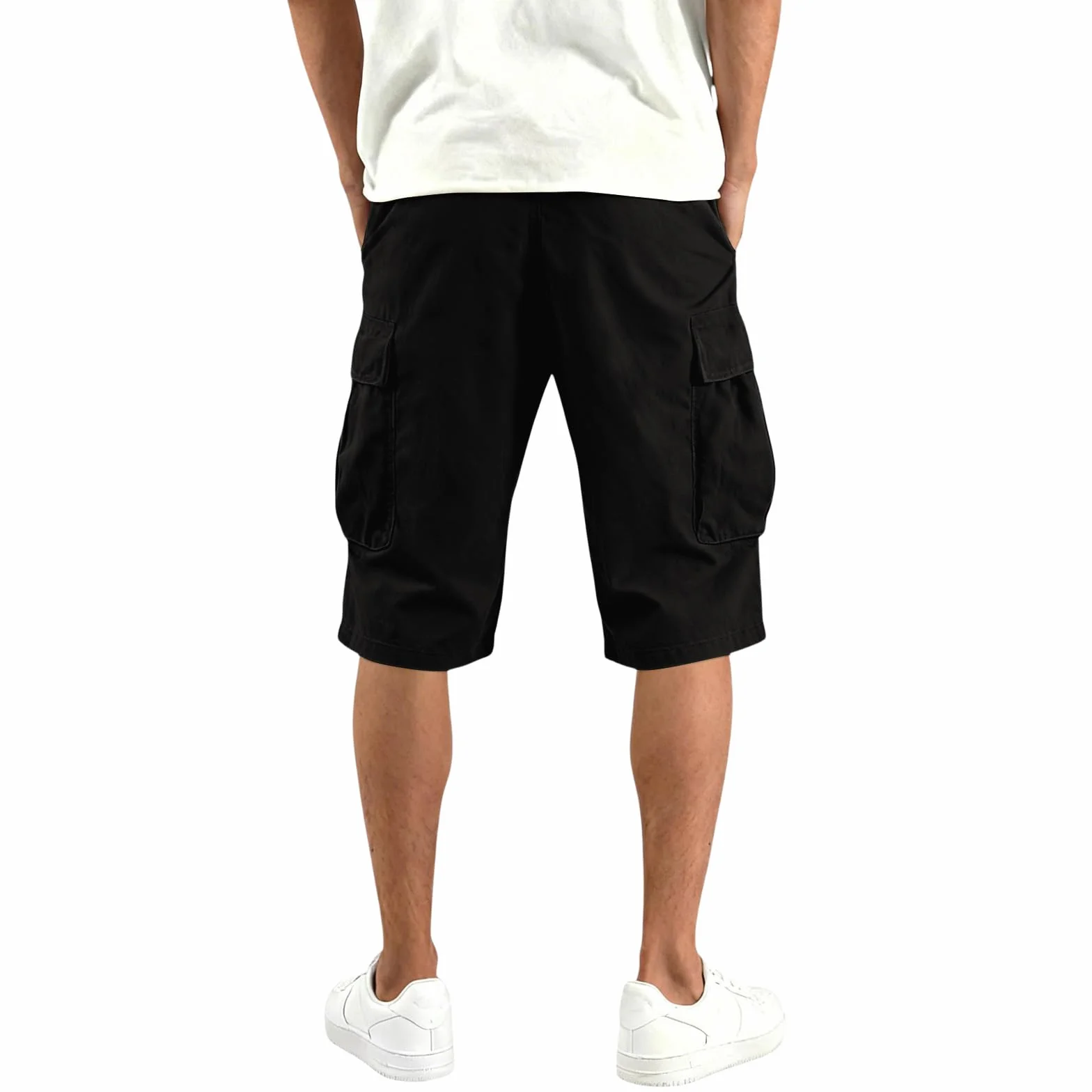 MOKBAY Cargo Short Homme Sport Elastique Militaire Pantacourt Ete Leger Court Shorts Poche Randonnée