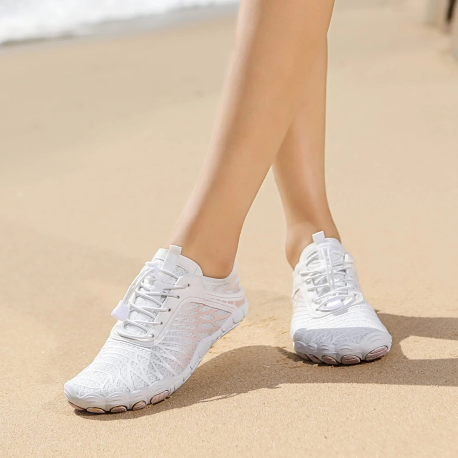 AONETIGER Chaussures Aquatiques Homme Femme Chaussures d'eau Léger Respirant Séchage Rapide Antidérapant Surf Nager Plongée 35-47EU