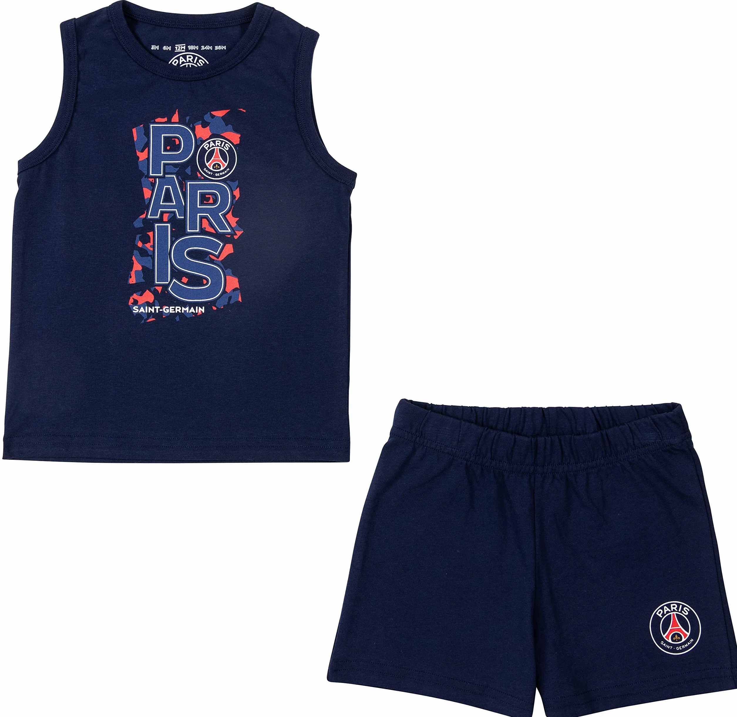 Débardeur Short bébé garçon Paris Saint Germain Collection Officielle