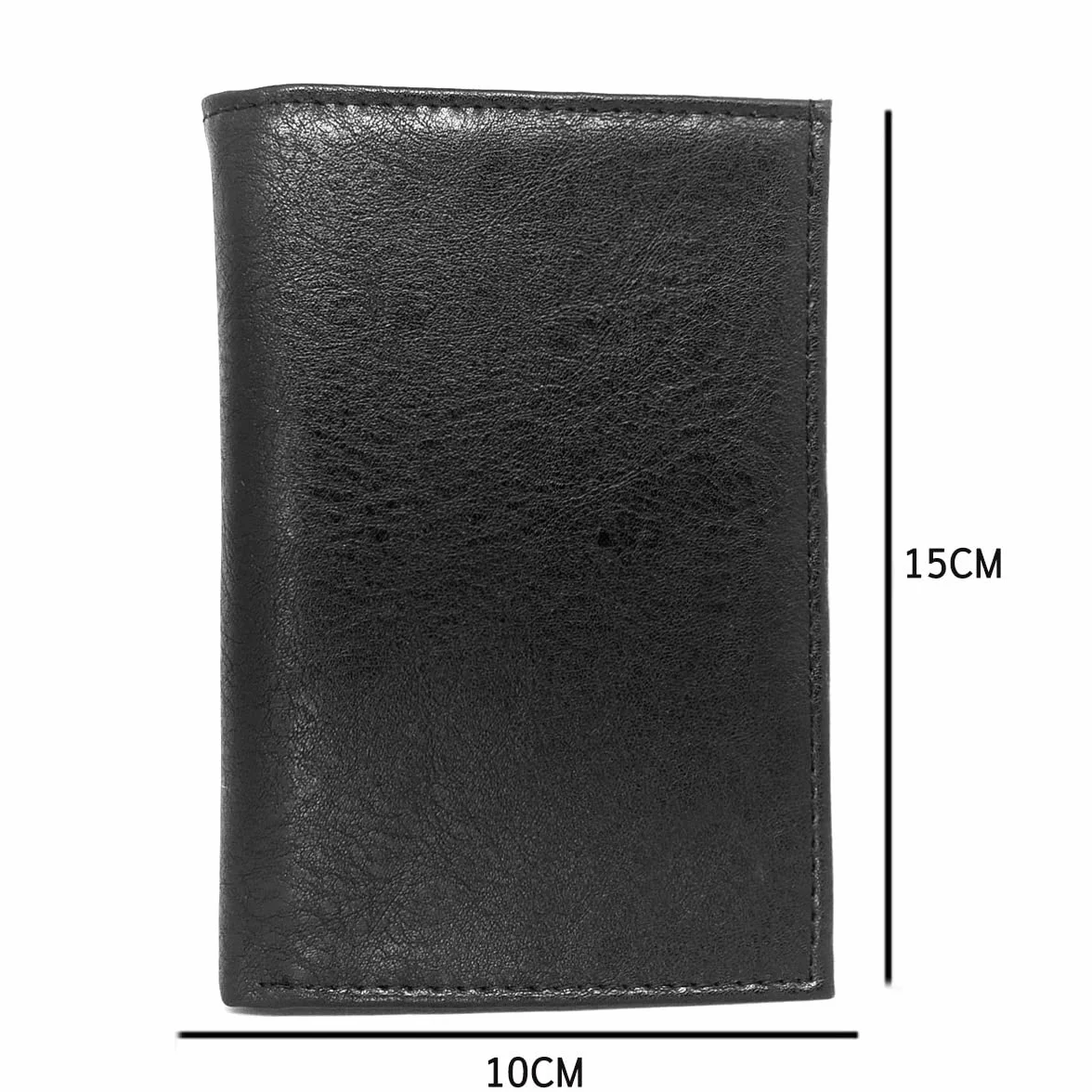 Charmoni Portefeuille Homme Cuir synthétique Porte Carte Crédit Monnaie Noir