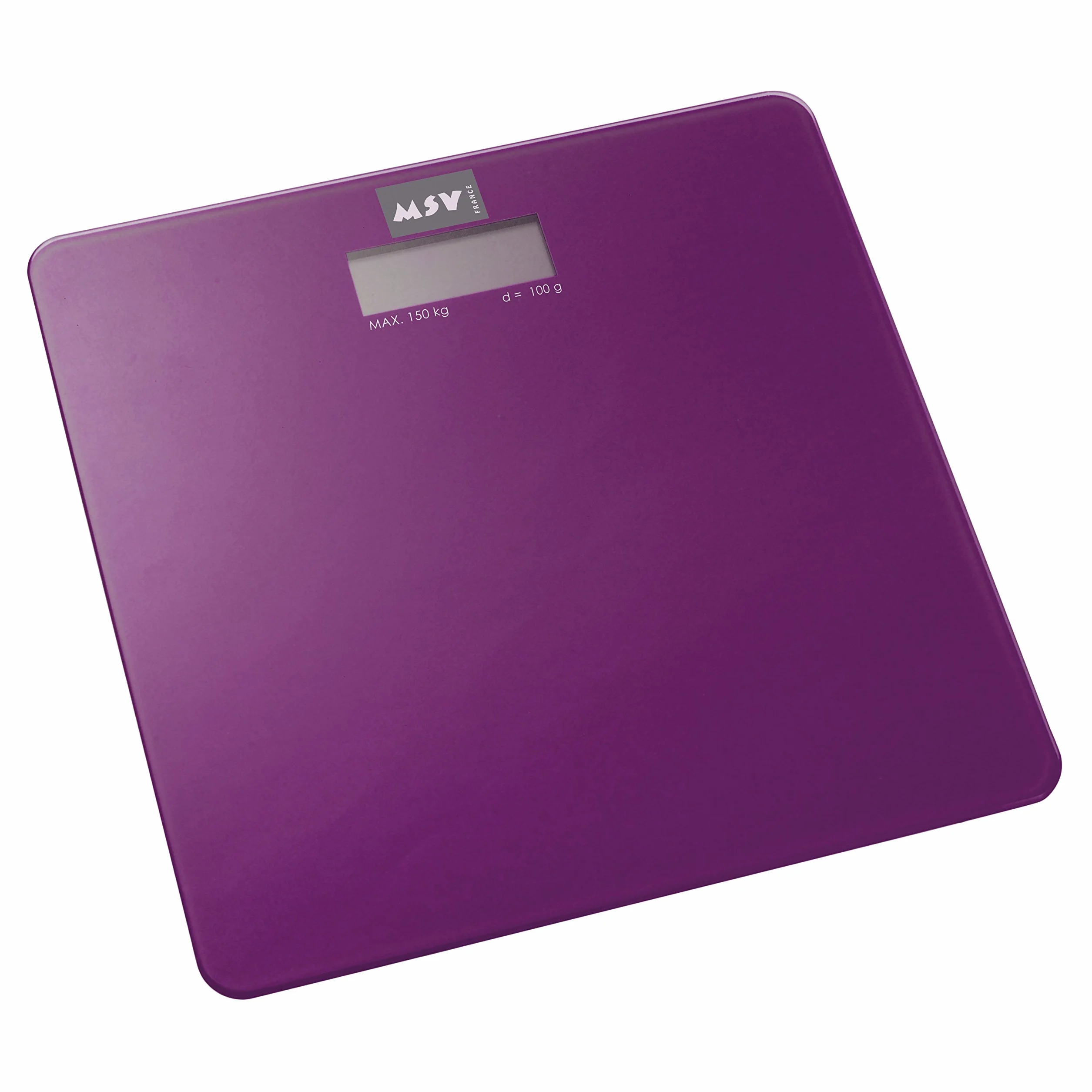 MSV Pèse Personne Verre Violet