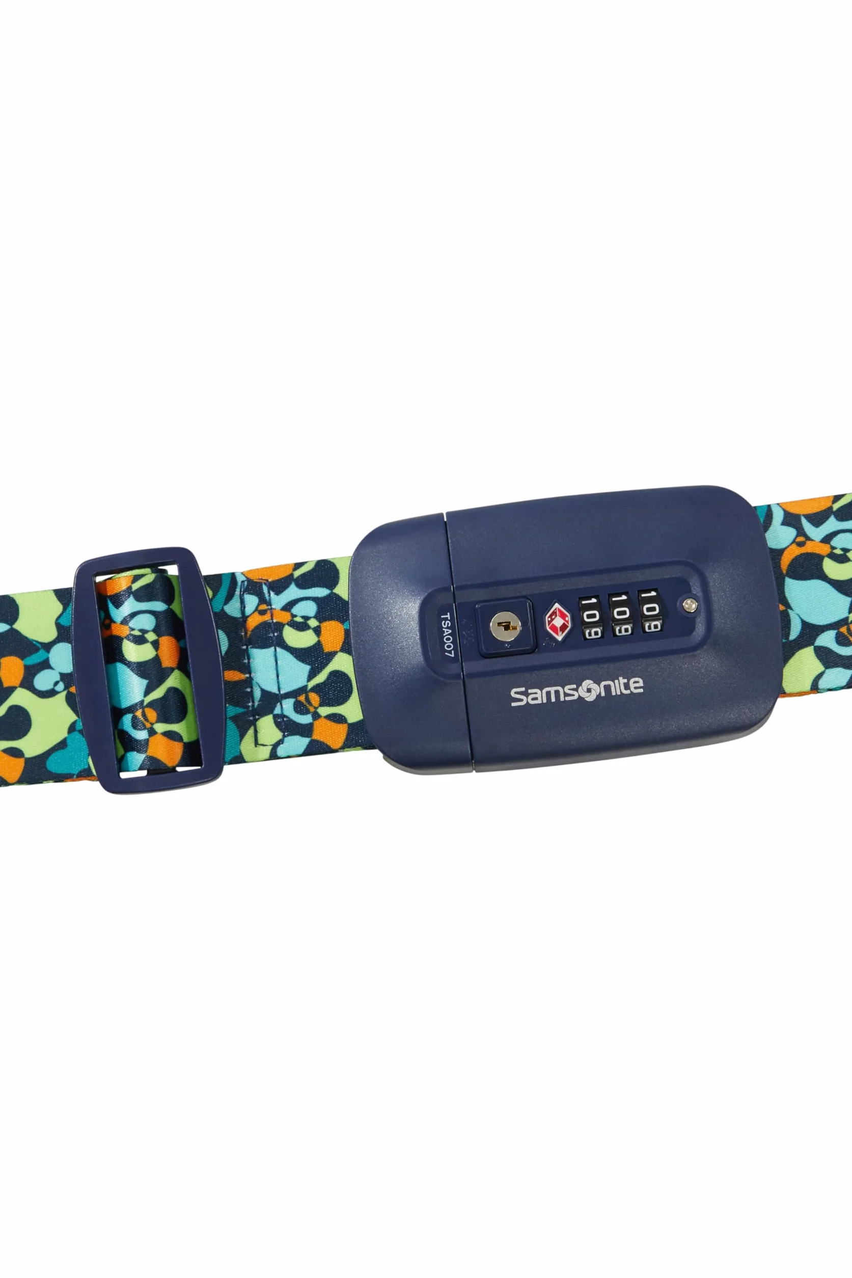 Samsonite TA Revolution Sangle à Bagages avec Cadenas TSA Ajustable 50mm Multicolore