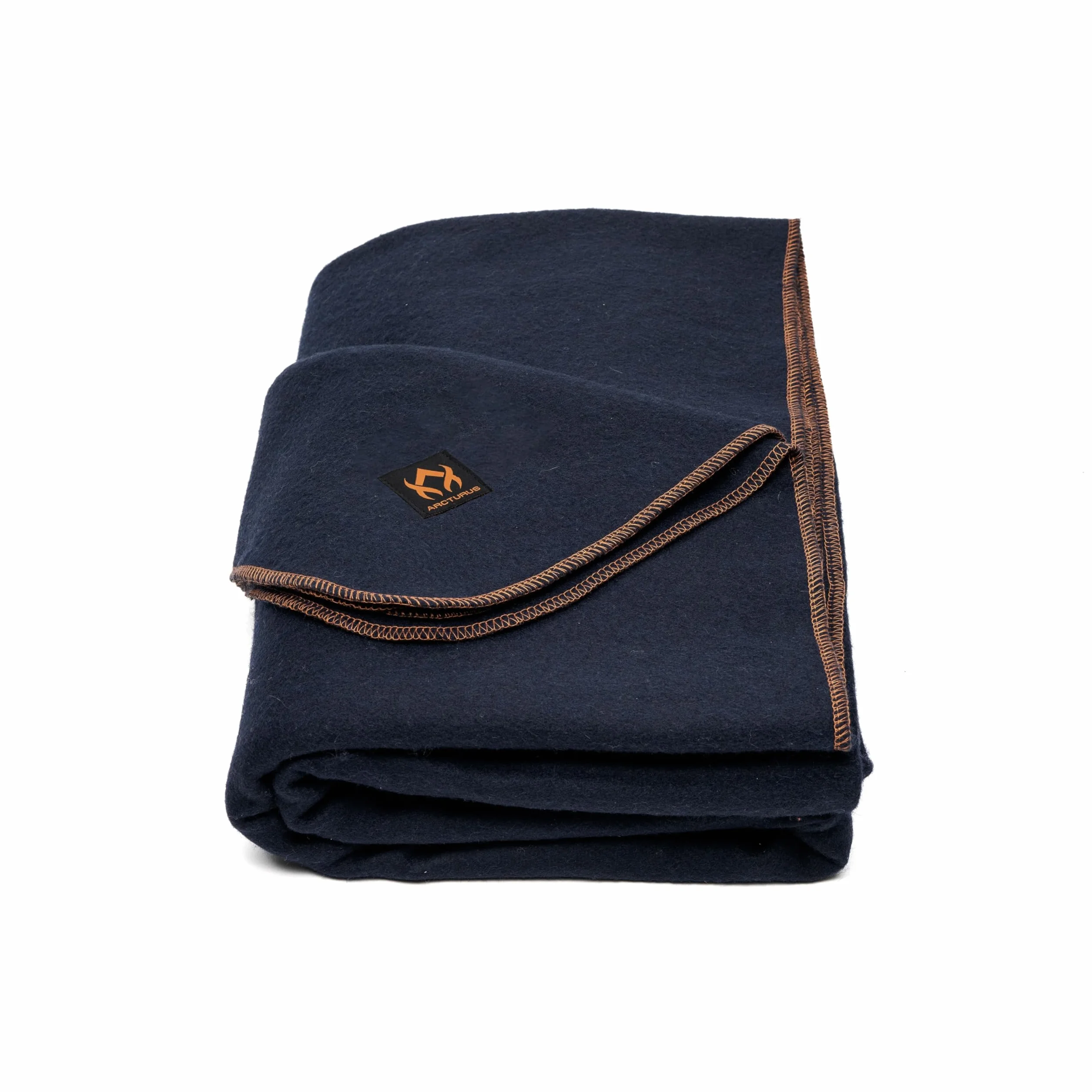 Arcturus Couverture en Laine 2 kg 162,6 x 223,5 cm Lavable Bleu Marine
