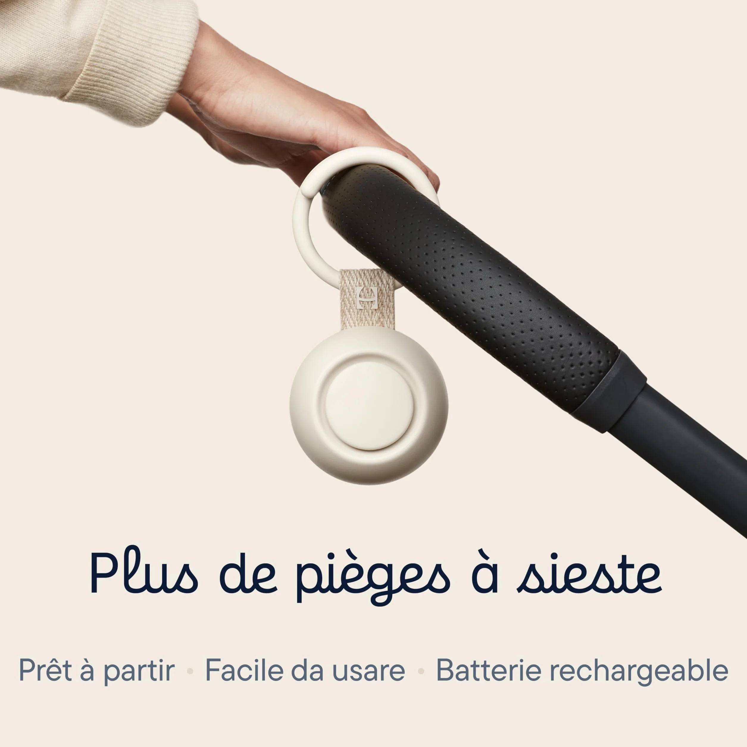 Hatch Rest Go Machine à Bruit Blanc Portable Bébé 10 Sons Apaisants Veilleuse Clip Poussette Putty