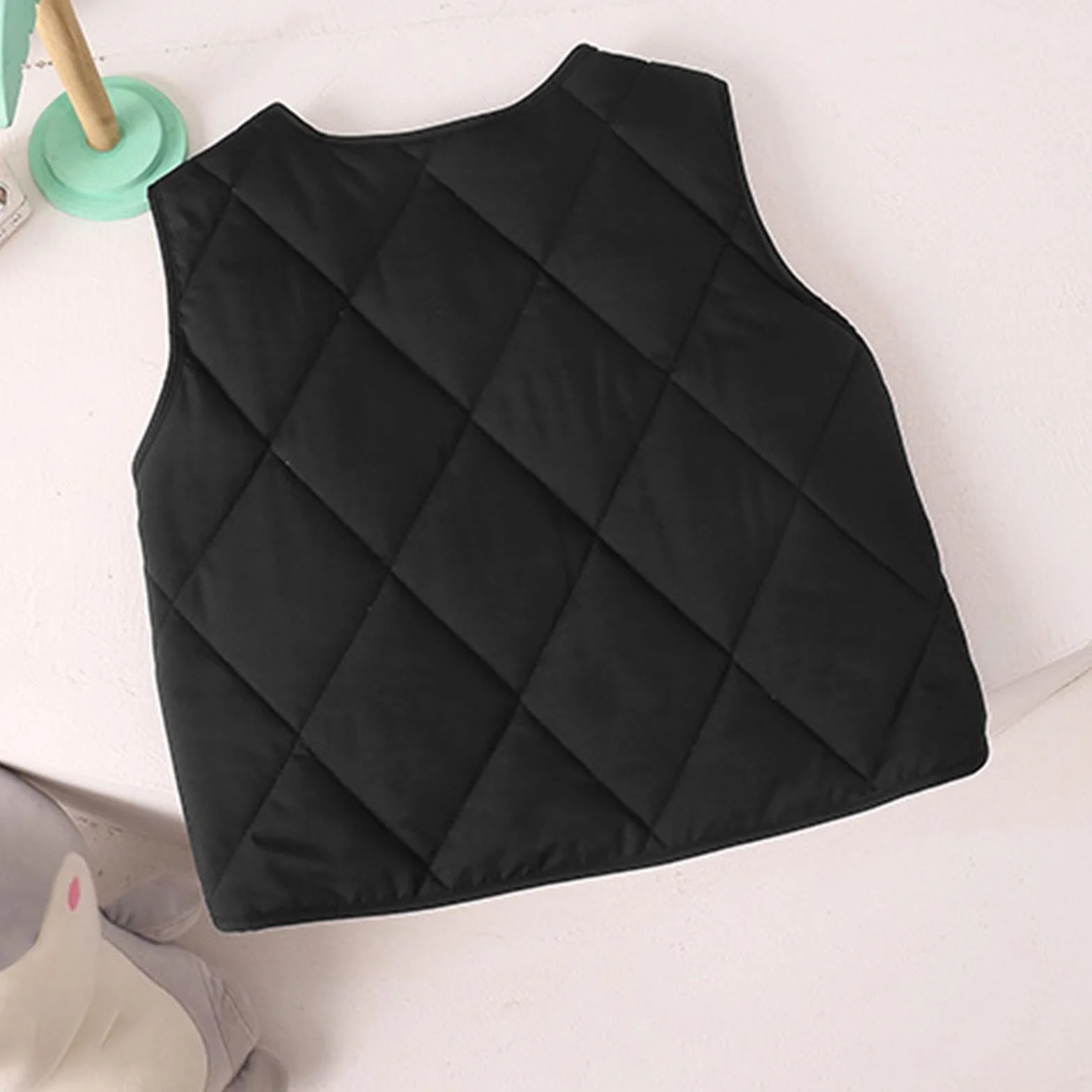 Gilet sans manches polaire chaud léger fermeture éclair intégrale garçons filles
