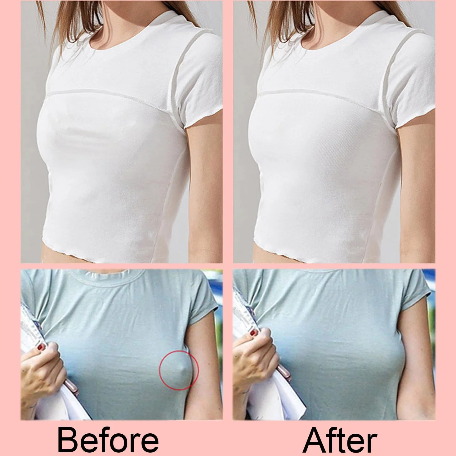 Cache-tétons adhésifs réutilisables en Silicone Doux Nipple Cover 8cm
