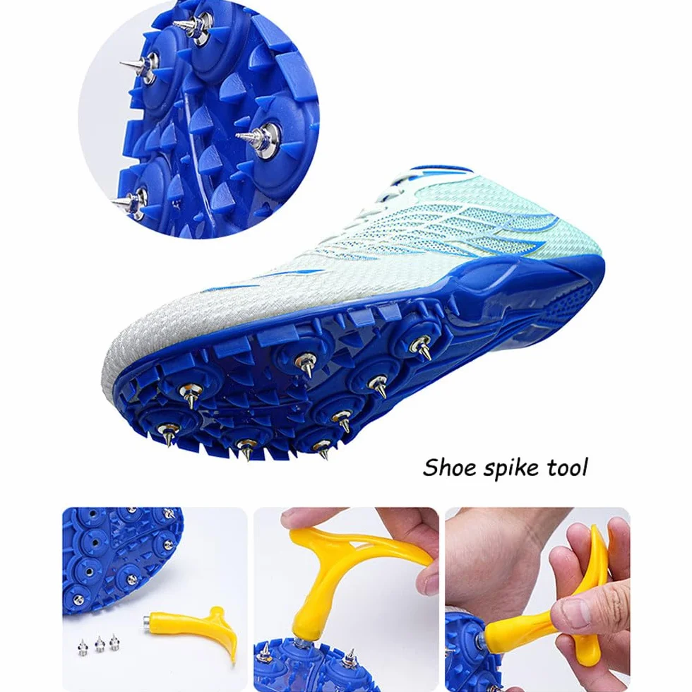 Chaussures de Course Pointes d'Athlétisme 8 Clous Hommes Antidérapantes 35-45 EU