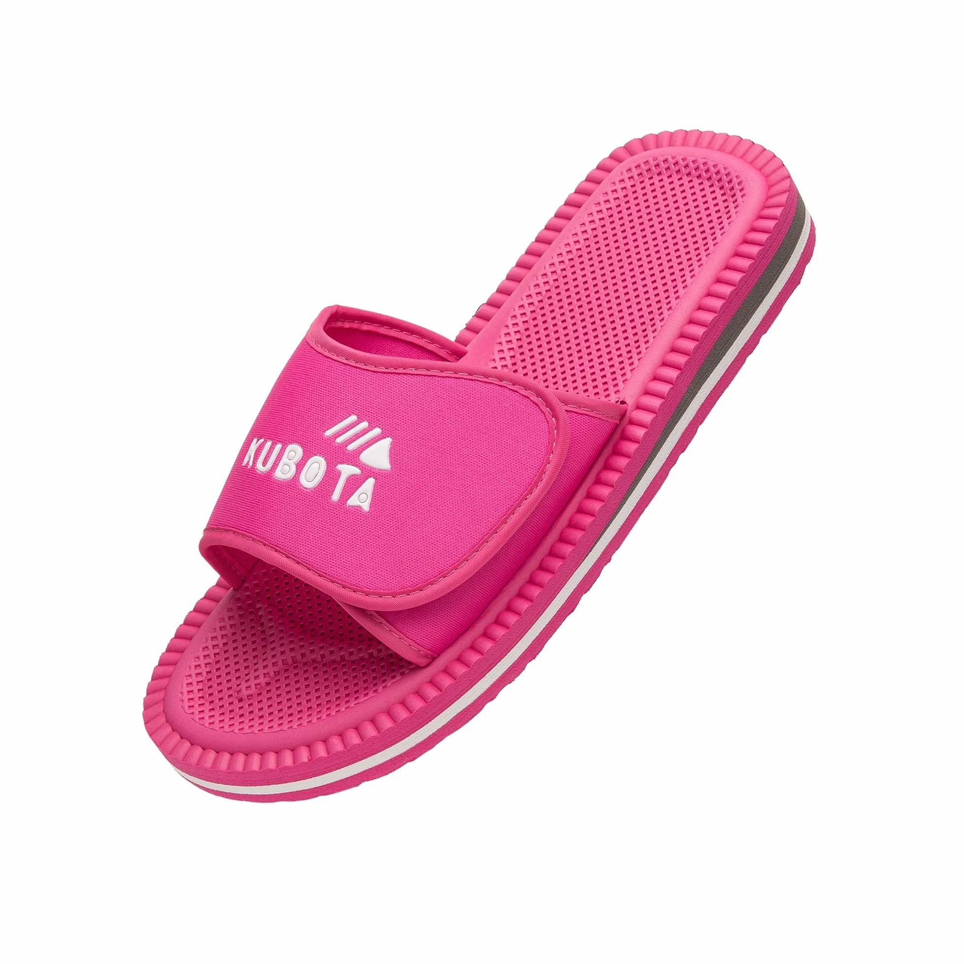 Kubota Claquettes à scratch Femme Homme Sandales été Chaussures piscine plage