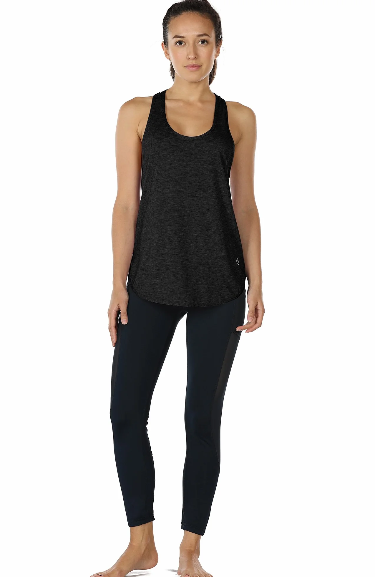 Icyzone Femme Débardeur de Sport Yoga Lot de 2