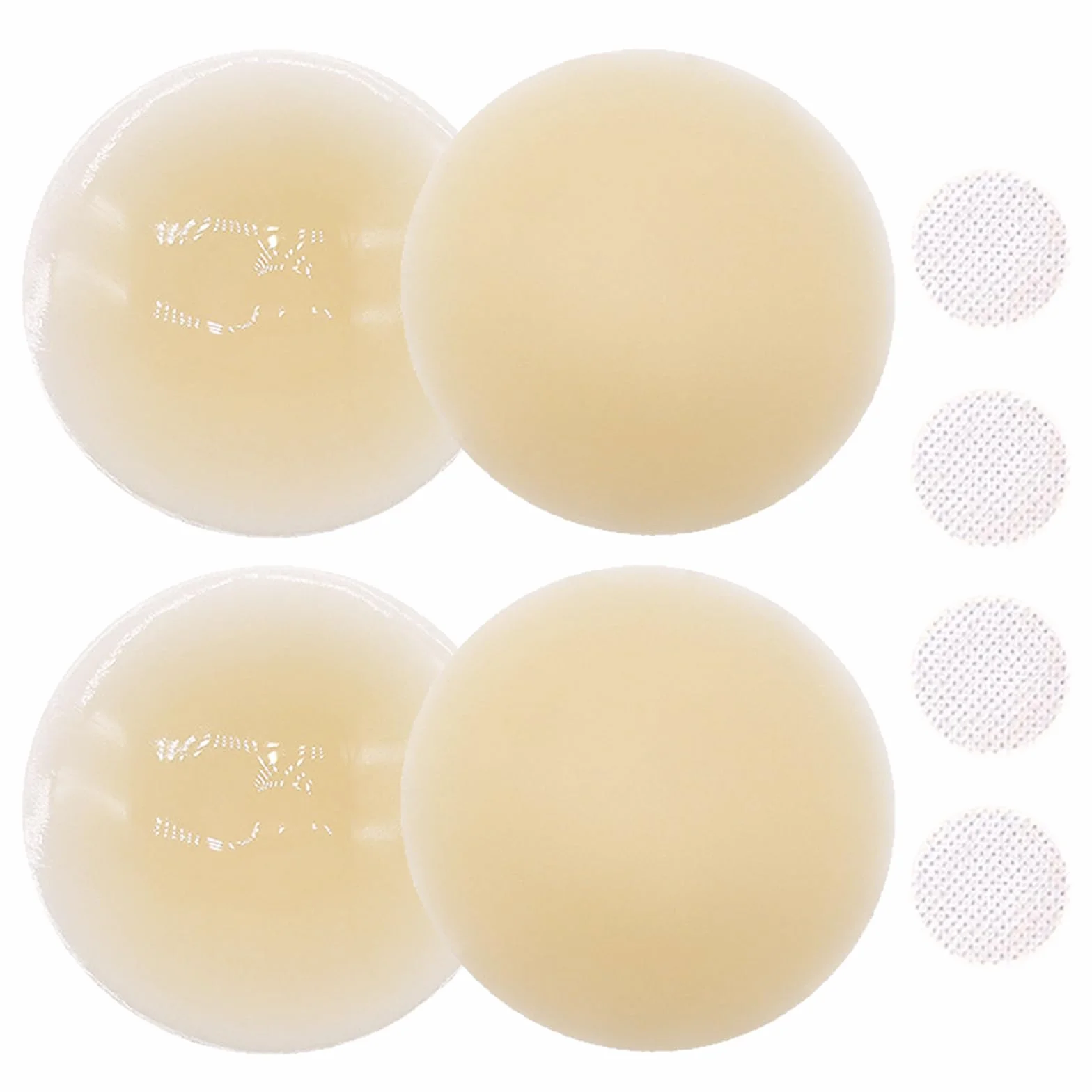 Cache-tétons adhésifs réutilisables en Silicone Doux Nipple Cover 8cm