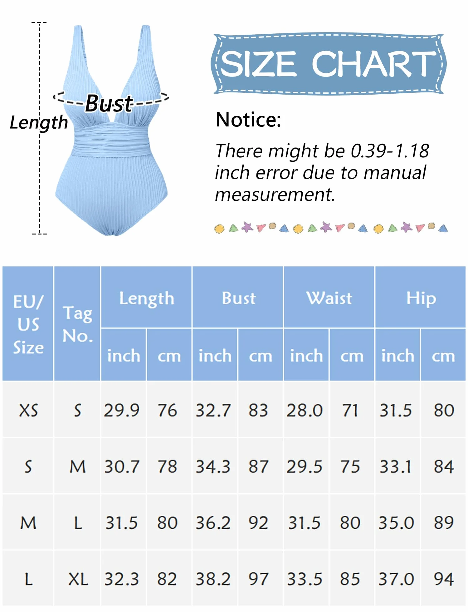 Happy Cherry Maillot de Bain Maternité Une Pièce Monokini Push-up Femme Enceinte col en V