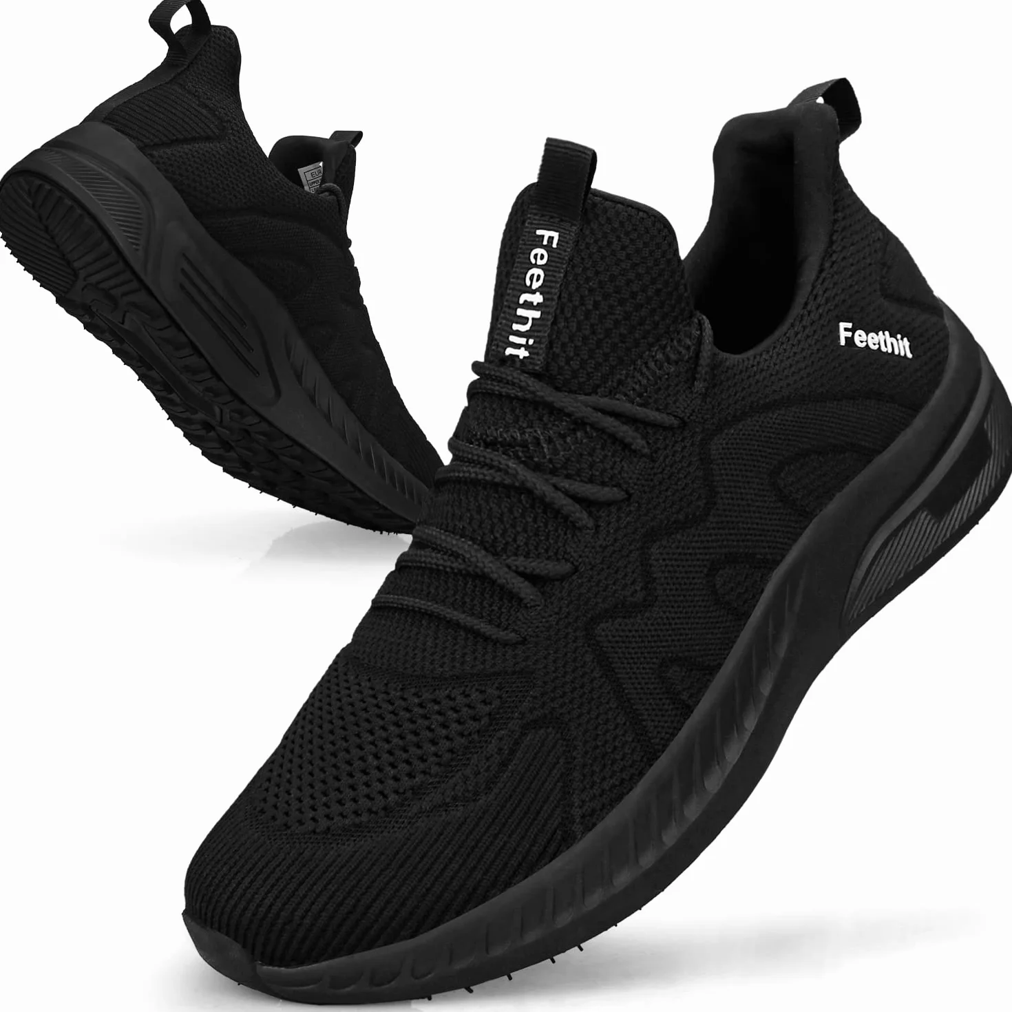 Feethit Baskets de Sport Homme Tennis Respirant Légères Confortables Sneakers Running Gym
