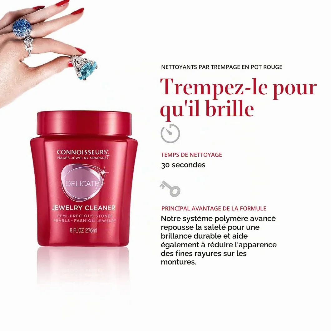 Connoisseurs Nettoyeur Bijoux Argent Or Platine 236 ml