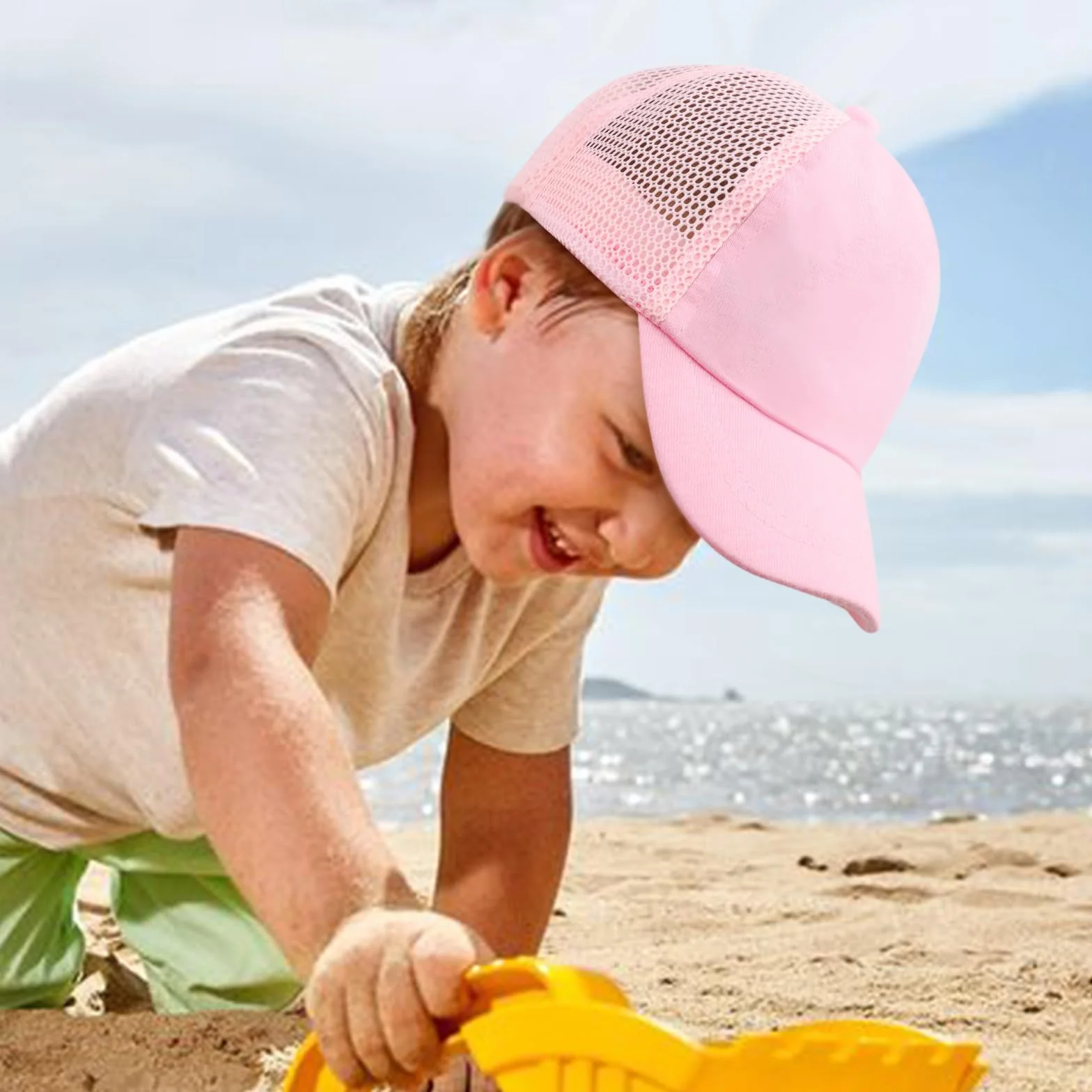 DRESHOW Casquette Bébé Soleil Chapeau Mignon Dinosaure Motif Unisexe Trucker Enfant Garçons Filles