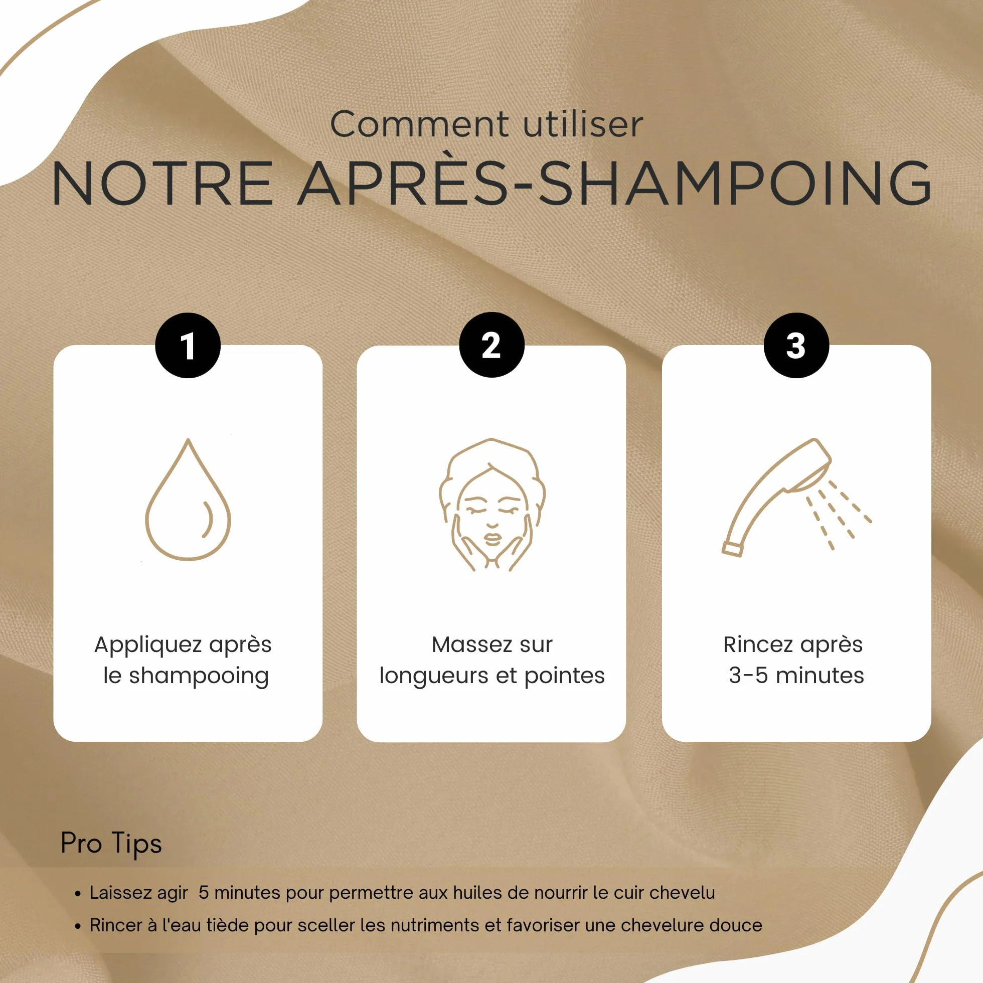 Kerargan Après-Shampoing Anti-Chute Huile de Ricin Démêlant Nourrissant Cheveux Secs Cassants Kératine Huile d'Argan Sans Sulfate 500ml