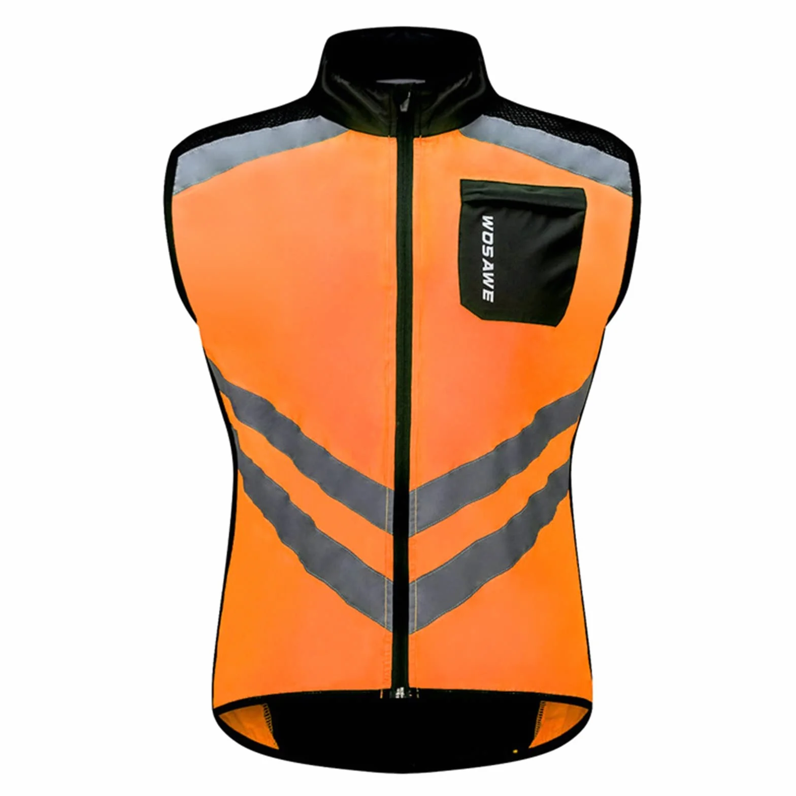 Gilet léger coupe-vent sans manches homme voyage randonnée course vélo