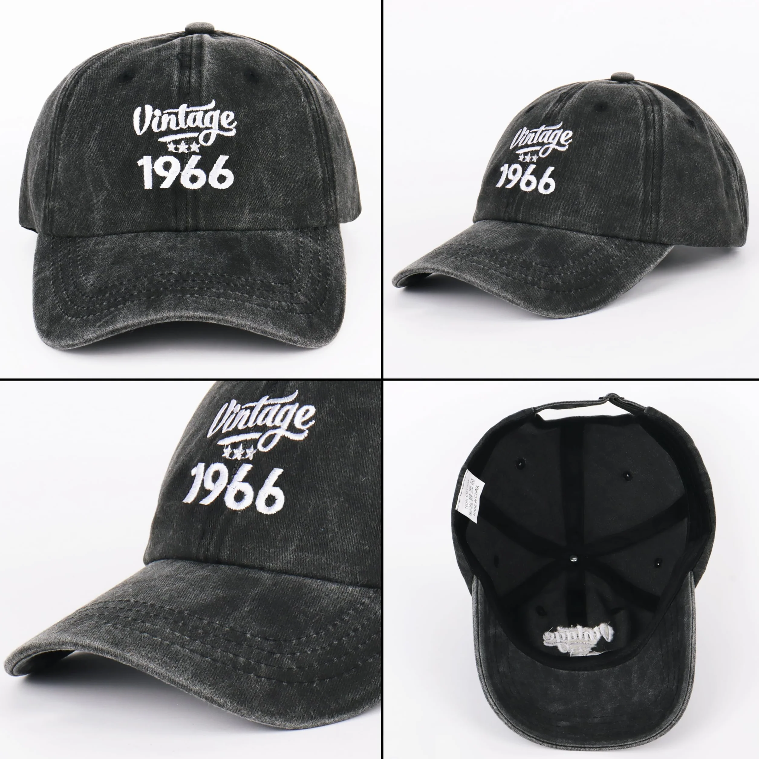 Merclix Casquettes de Baseball pour Hommes/Femmes Cadeau Anniversaire 30-70 Ans