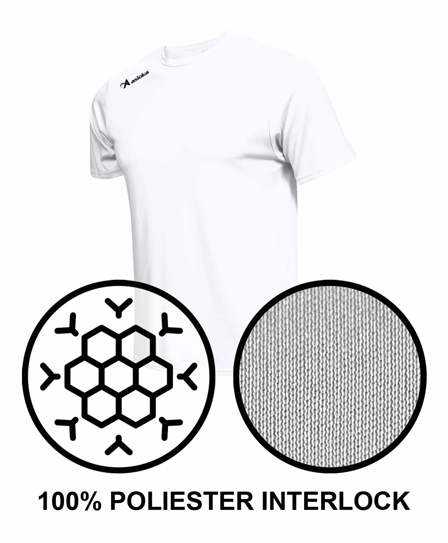 T-Shirt de Sport Unisexe à Manches Courtes Mesh Respirant Séchage Rapide