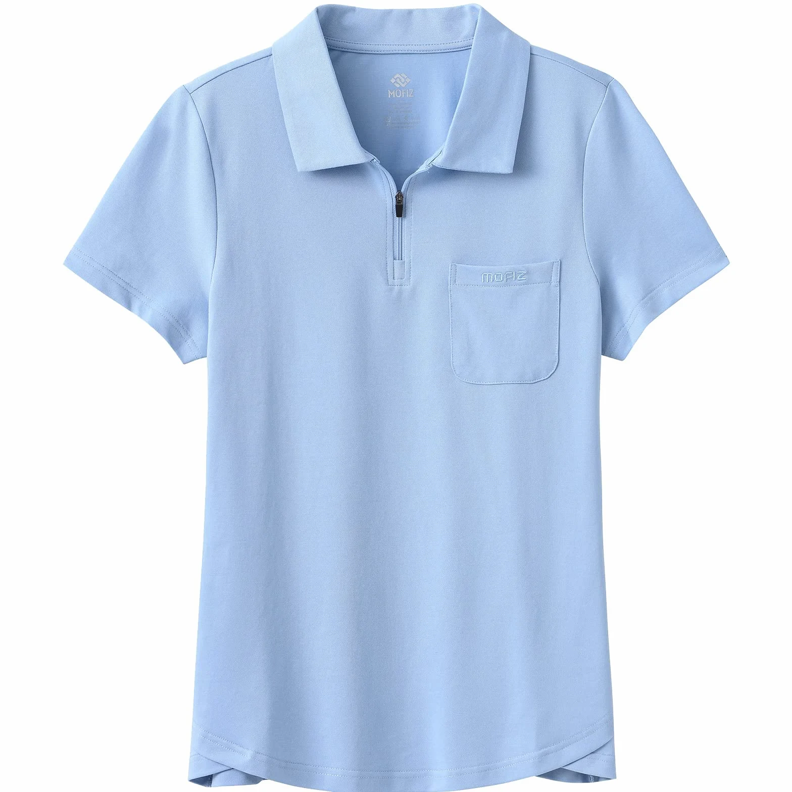MoFiz Polo Shirt Femme Manches Courtes Coton Sport Golf Tennis Tops